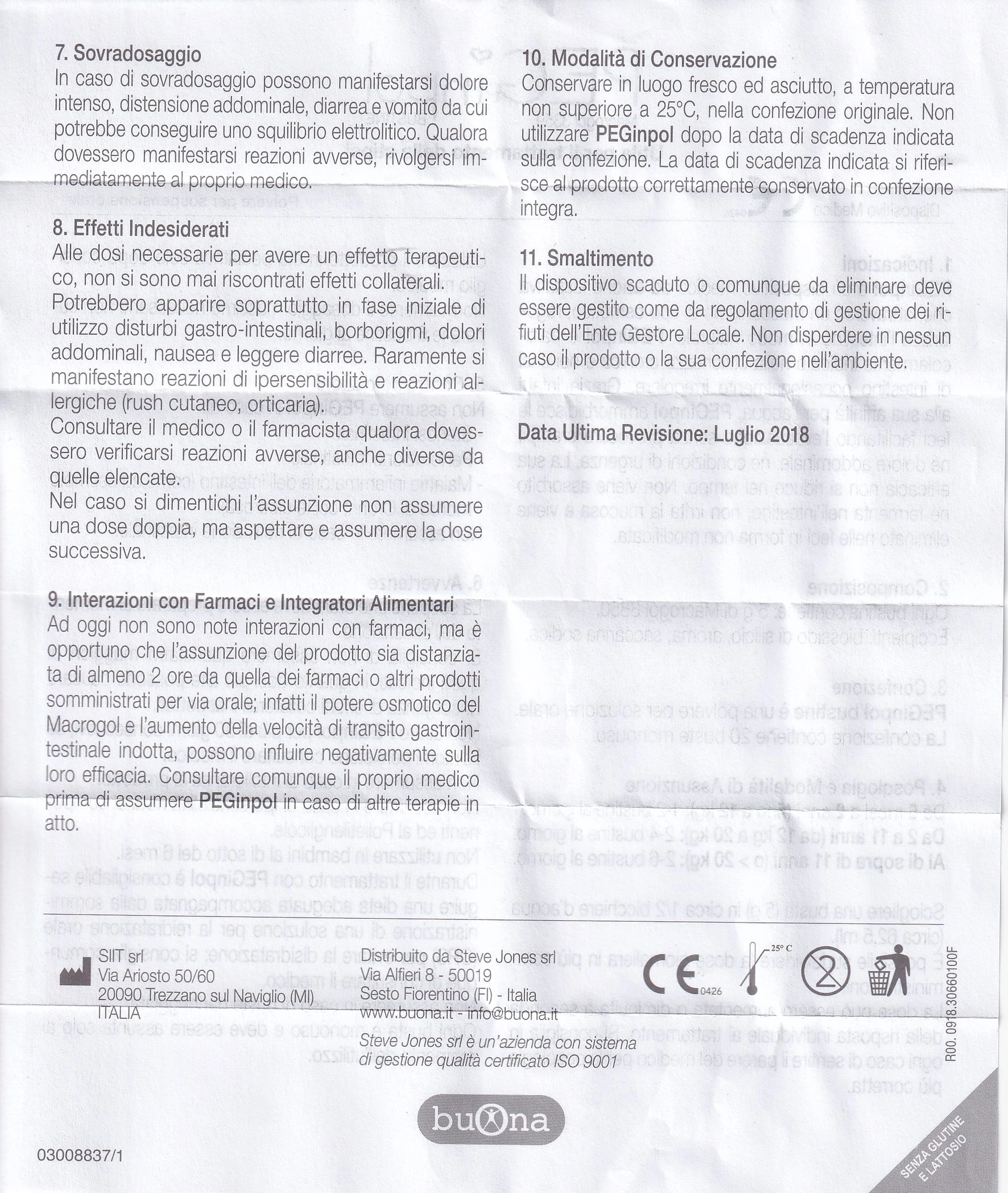 Bột nhuận tràng Buona Peginpol (20 gói x 5g) cải thiện tình trạng táo bón cho trẻ từ 6 tháng tuổi