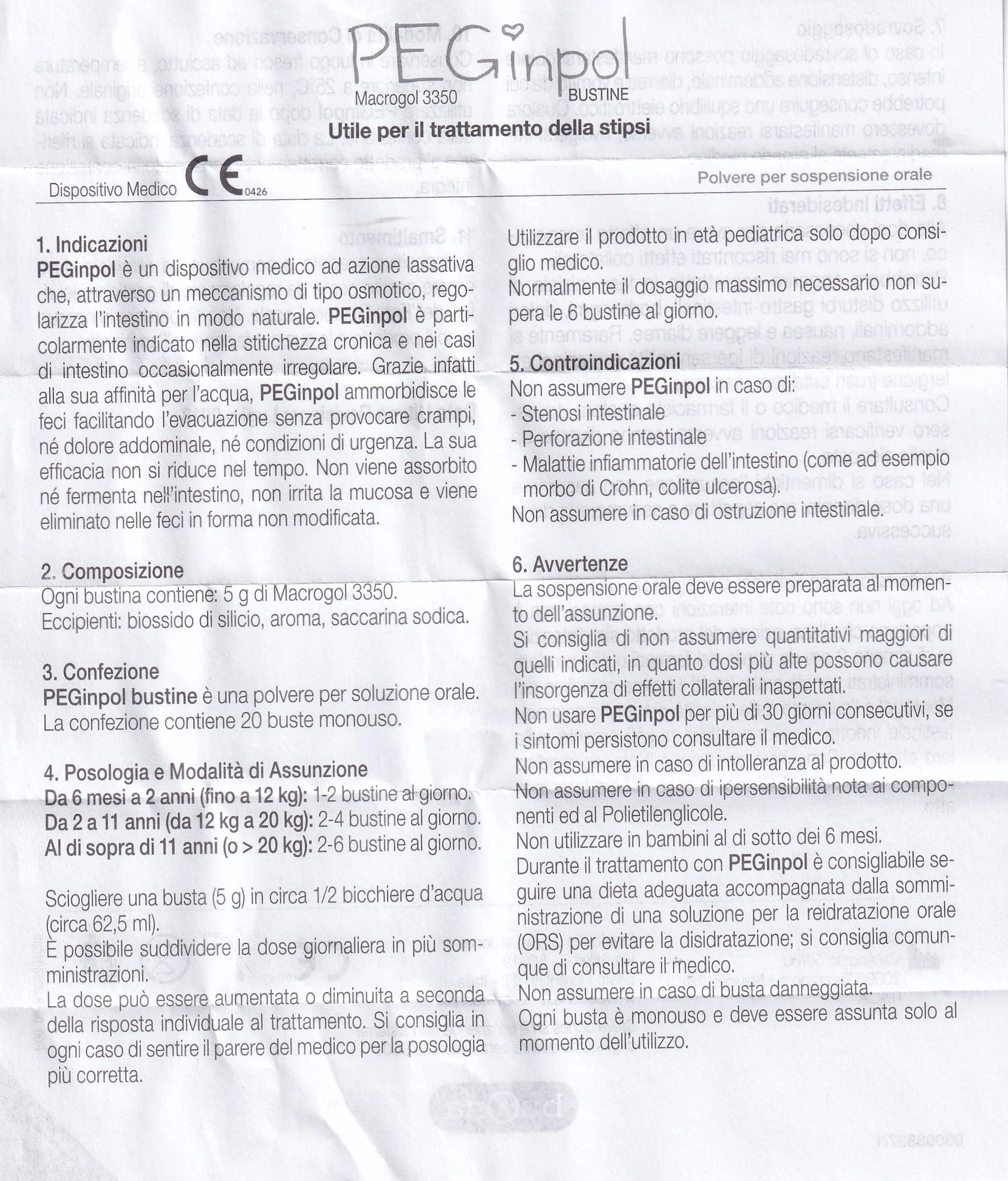 Bột nhuận tràng Buona Peginpol (20 gói x 5g) cải thiện tình trạng táo bón cho trẻ từ 6 tháng tuổi