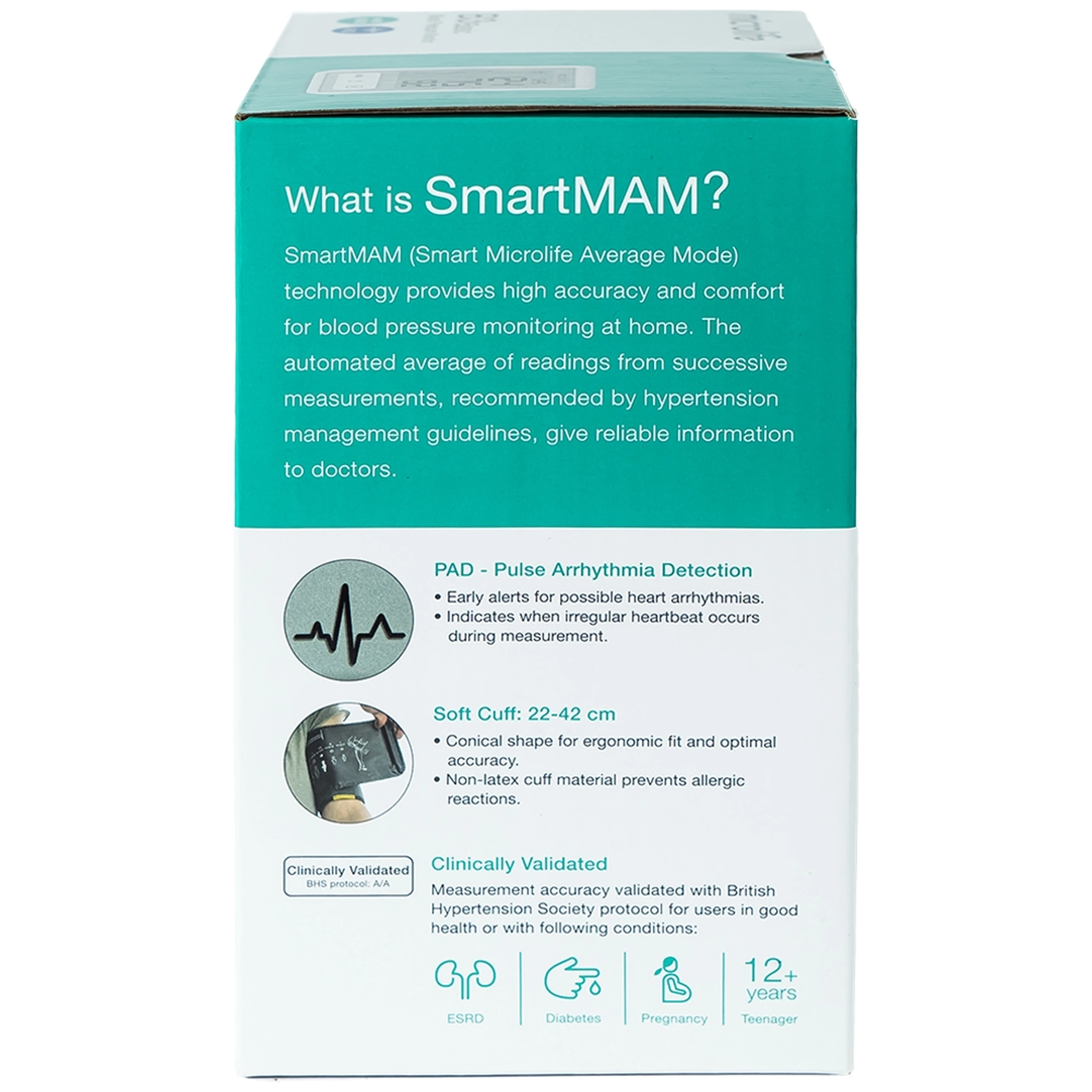 Máy đo huyết áp bắp tay Microlife B3 Basic hỗ trợ đo huyết áp, nhịp tim