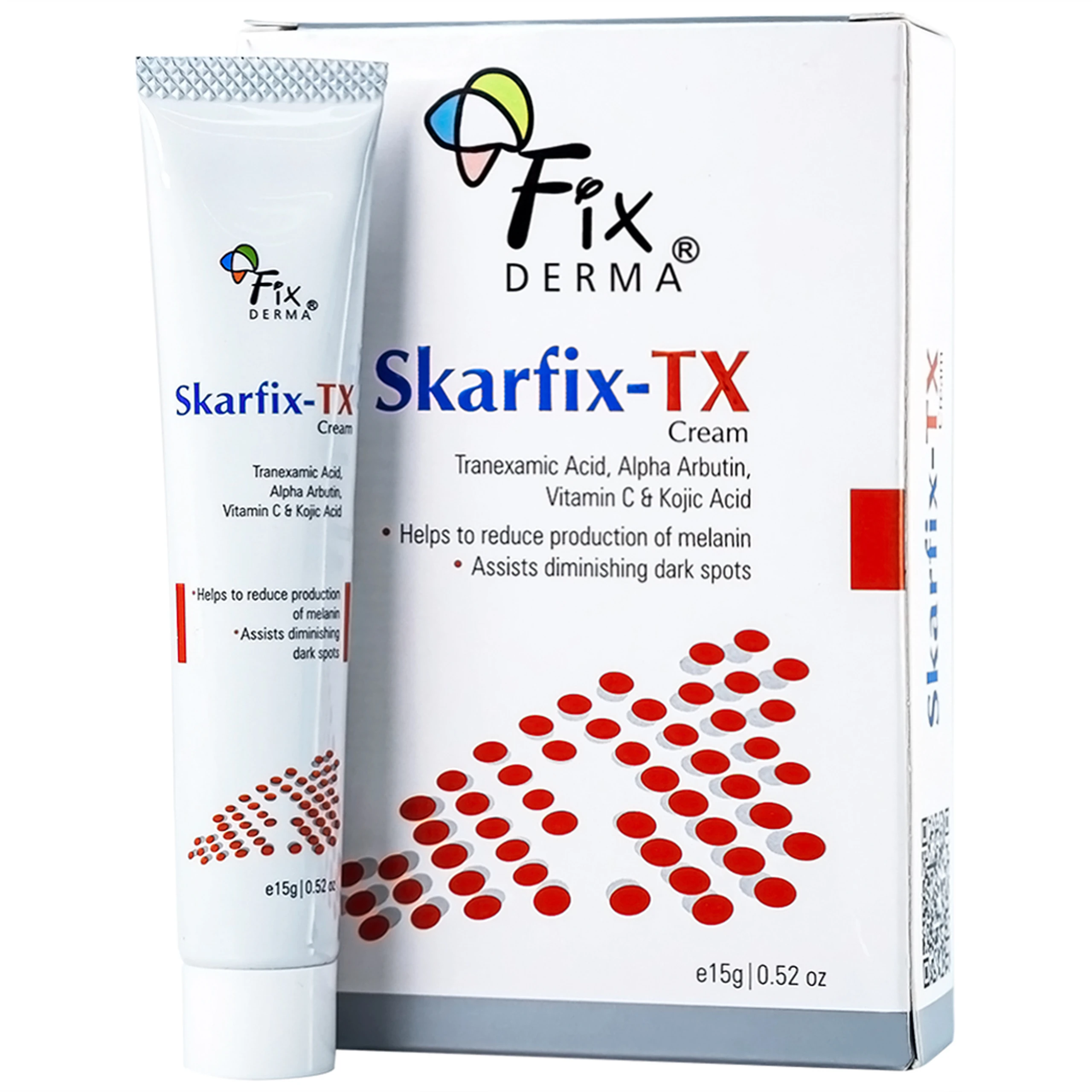 Kem bôi ngừa nám, tàn nhang Fixderma Skarfix TX cream 15g