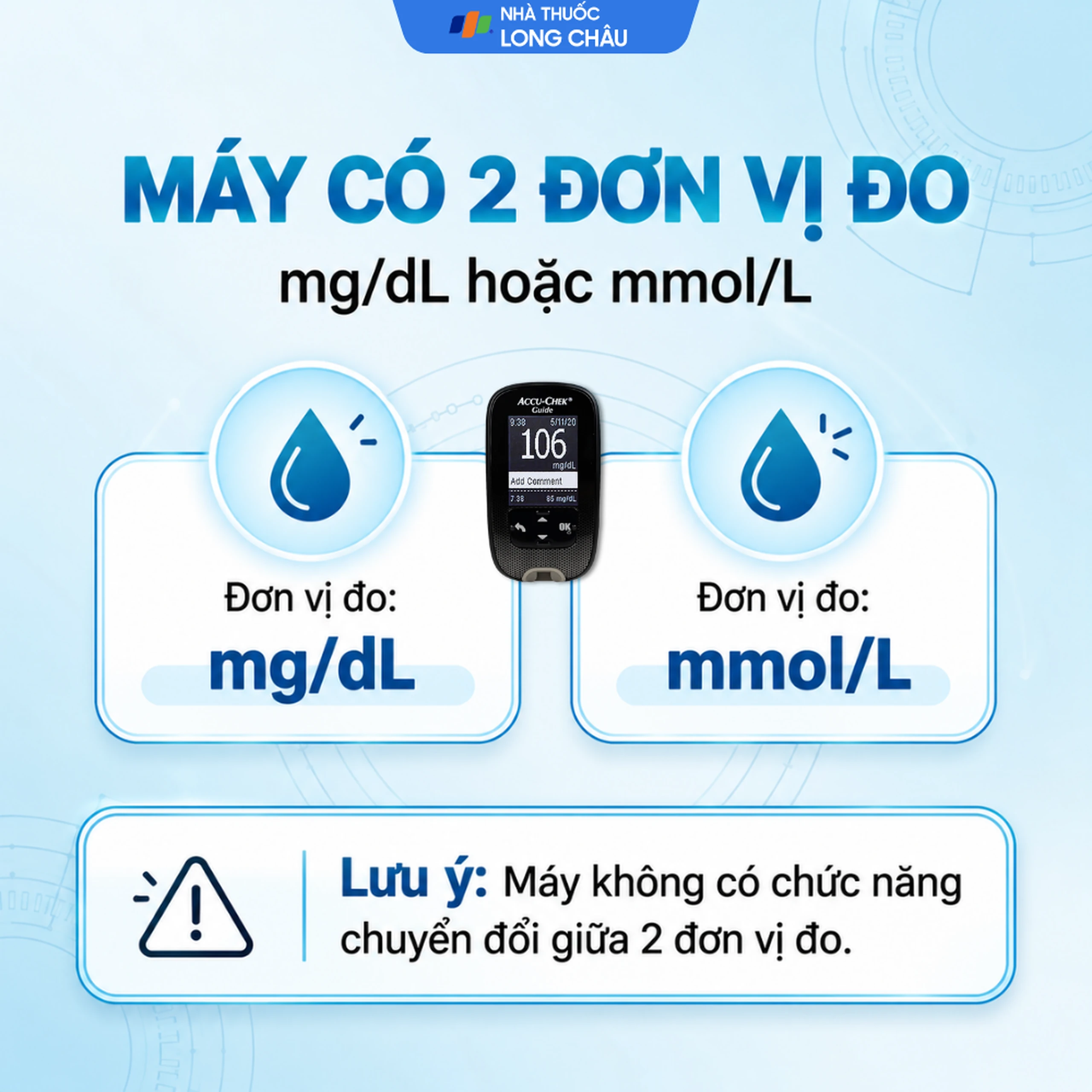 Máy đo đường huyết Accu Chek Guide hỗ trợ theo dõi, kiểm soát lượng đường trong máu 4