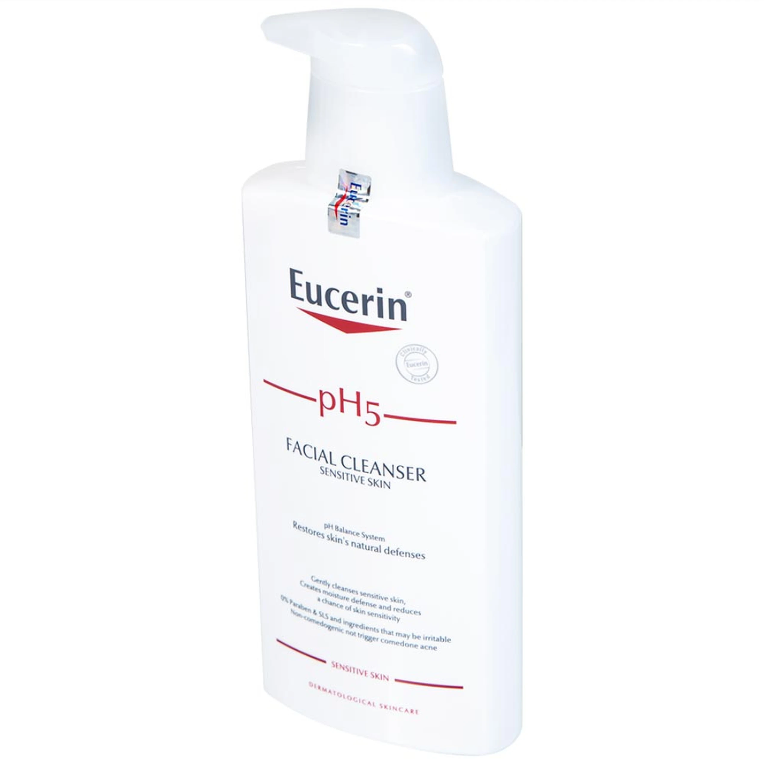Sữa rửa mặt Eucerin pH5 Facial Cleanser Sensitive Skin làm sạch sâu cho da nhạy cảm (400ml)