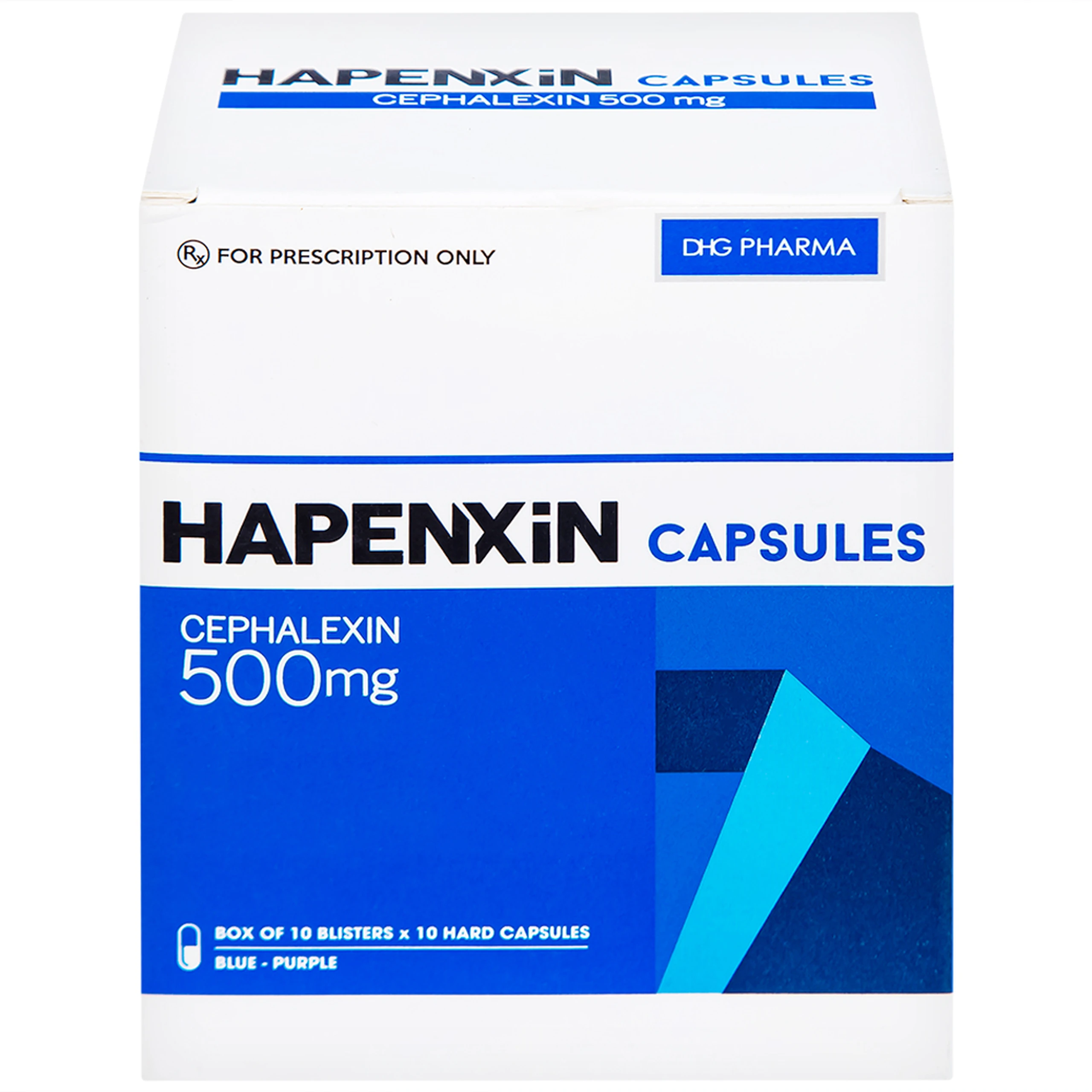 Thuốc Hapenxin Capsules DHG điều trị nhiễm khuẩn (10 vỉ x 10 viên)