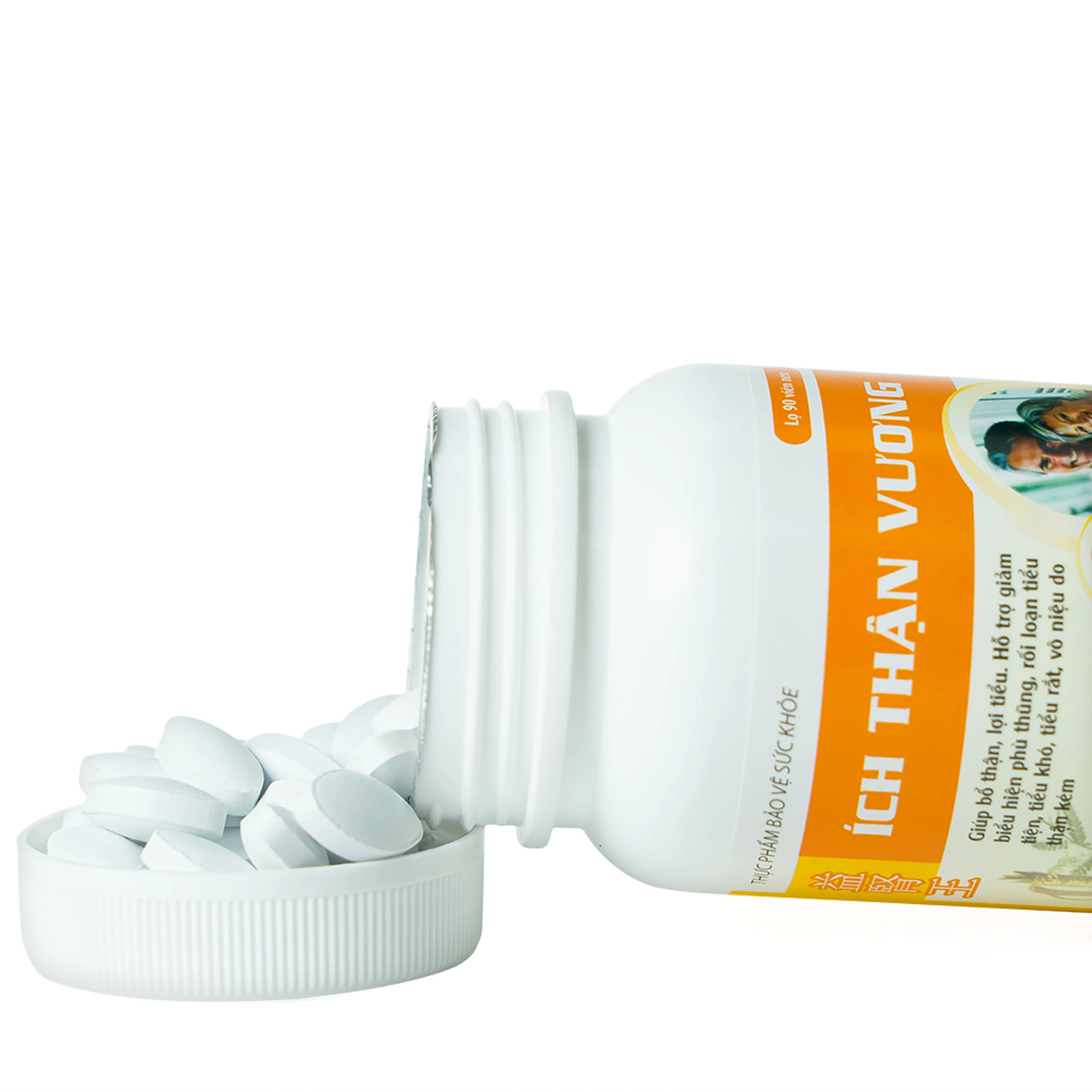 Viên uống bổ thận lợi tiểu Ích Thận Vương (2 lọ x 90 viên)