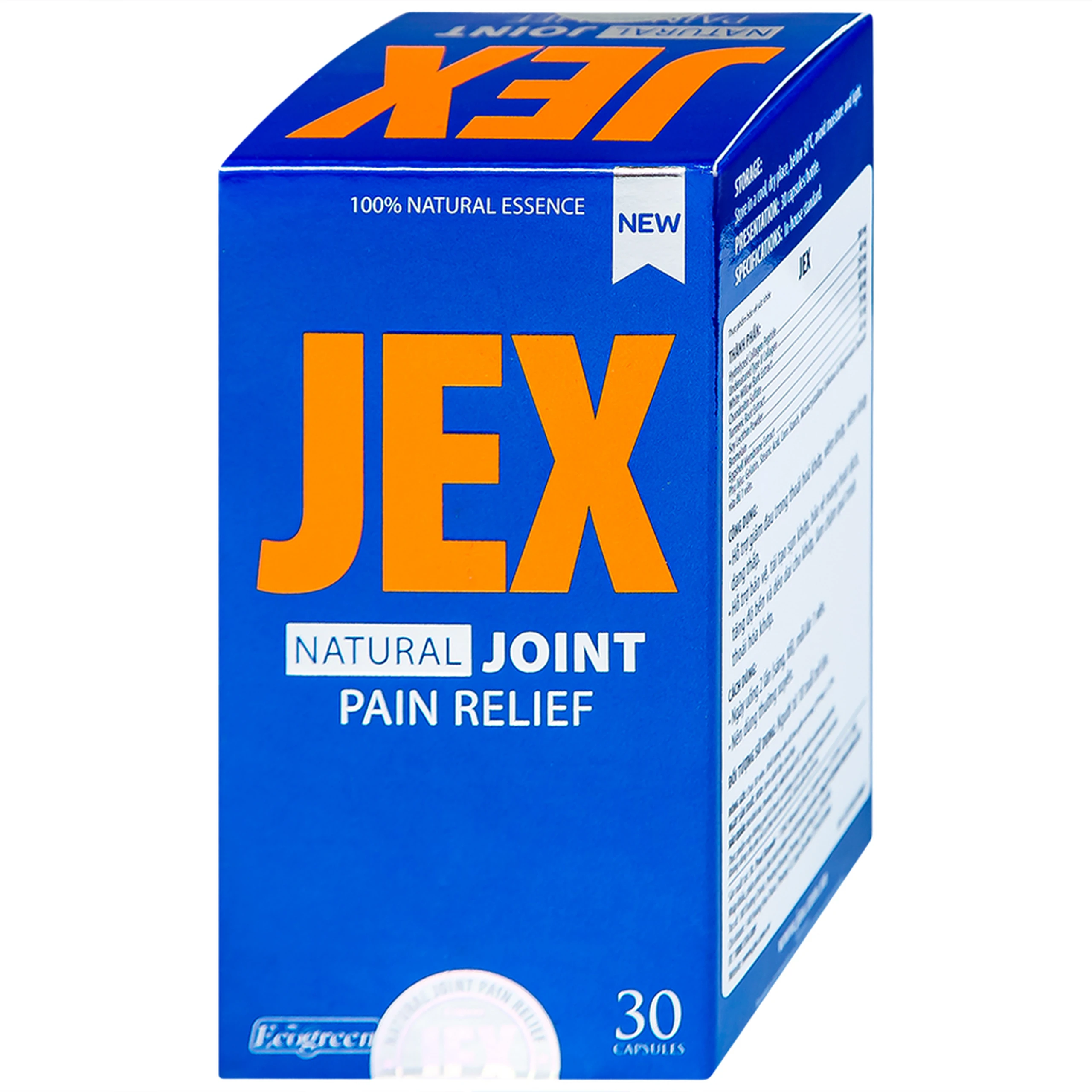 Viên hỗ trợ giảm đau trong thoái hoá khớp viêm khớp Ecogreen Jex Natural (30 viên)