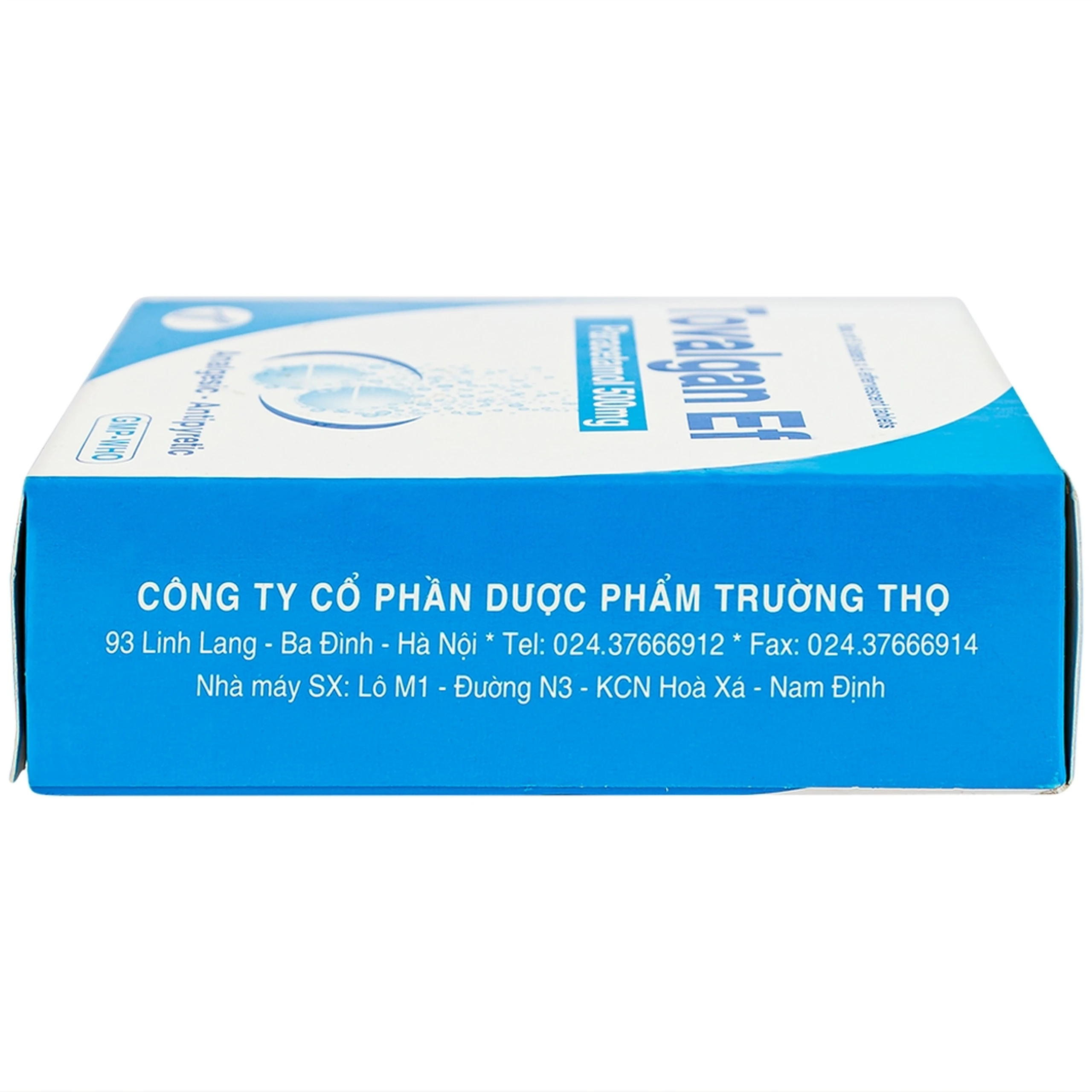 Viên sủi Tovalgan Ef Trường Thọ Pharma giảm đau, hạ sốt (5 vỉ x 4 viên) 