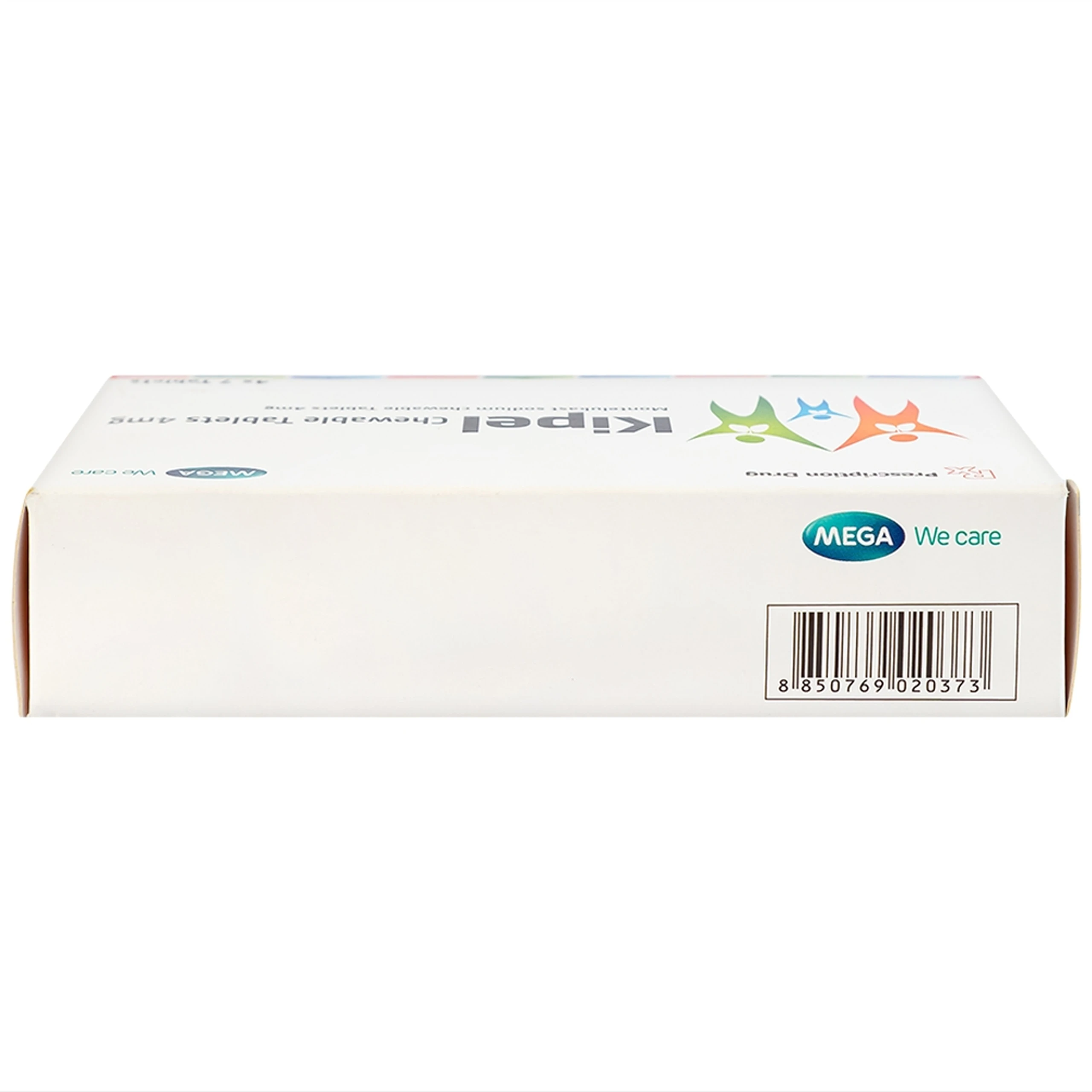 Viên nhai Kipel Chewable Tablet 4mg MEGA We care điều trị hen suyễn, co thắt phế quản, viêm mũi dị ứng (4 vỉ x 7 viên)