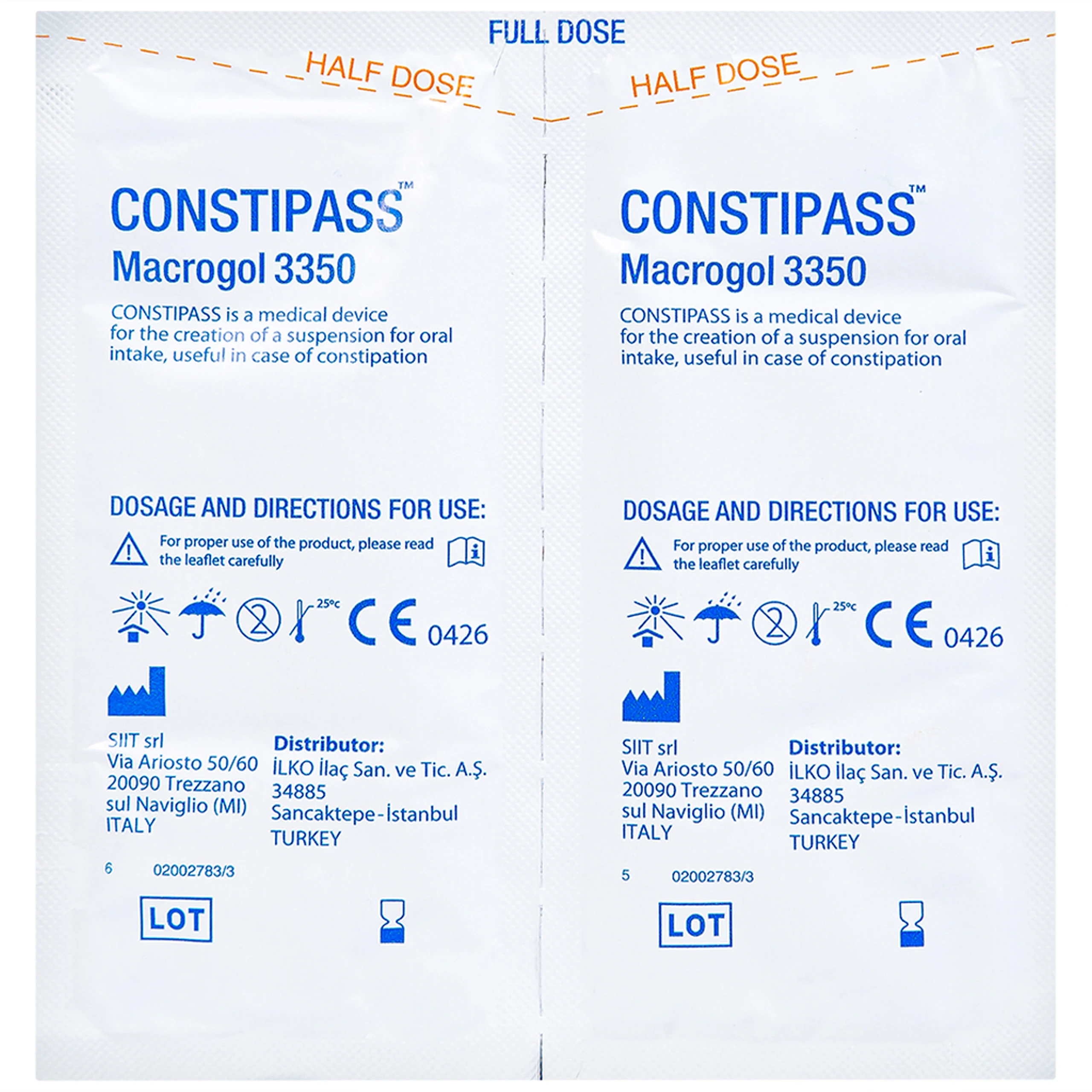 Bột nhuận tràng Constipass Wellcare (20 gói x 6.65g) cải thiện tình trạng táo bón cho người lớn và trẻ em