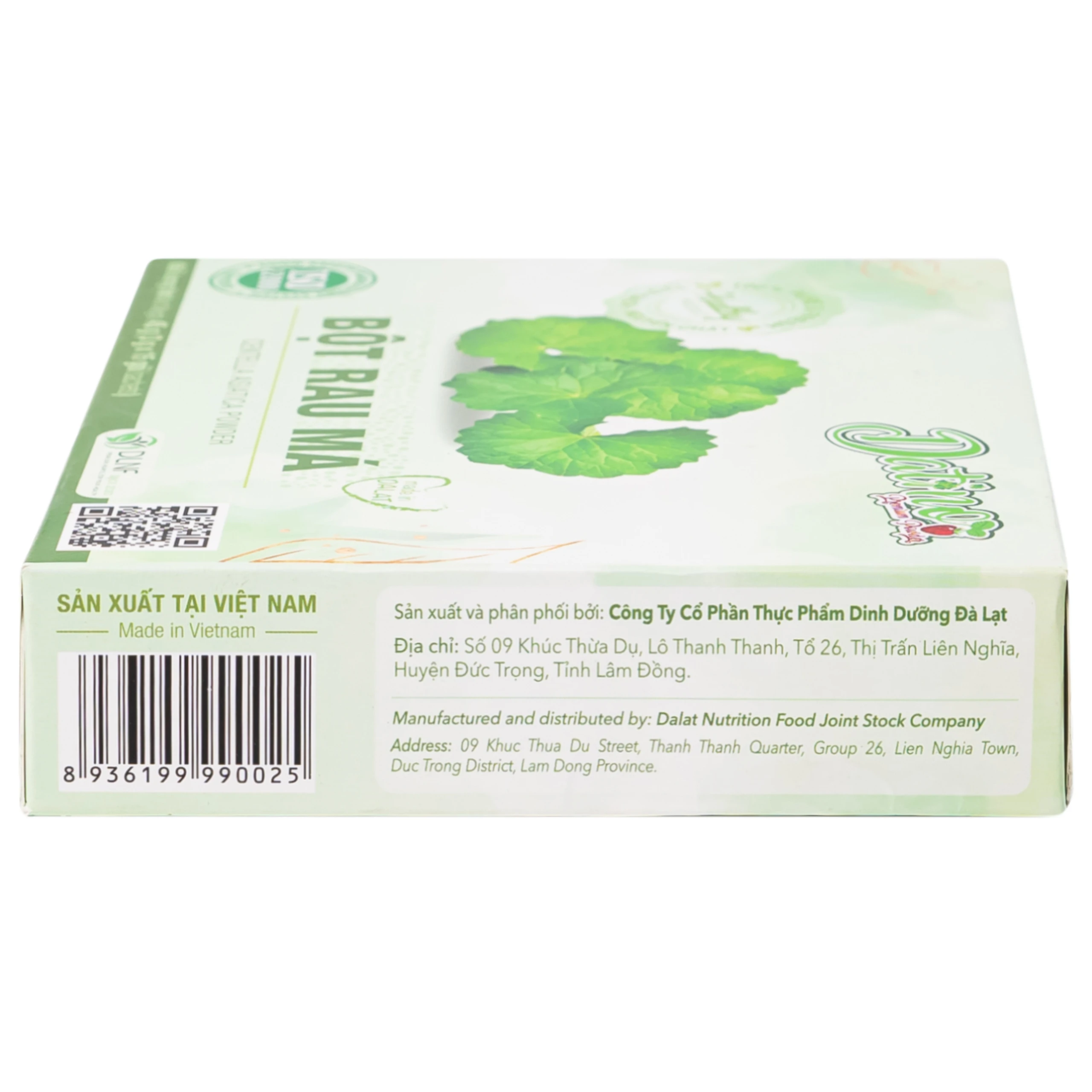 Bột Rau Má Datino (15 gói x 3g)