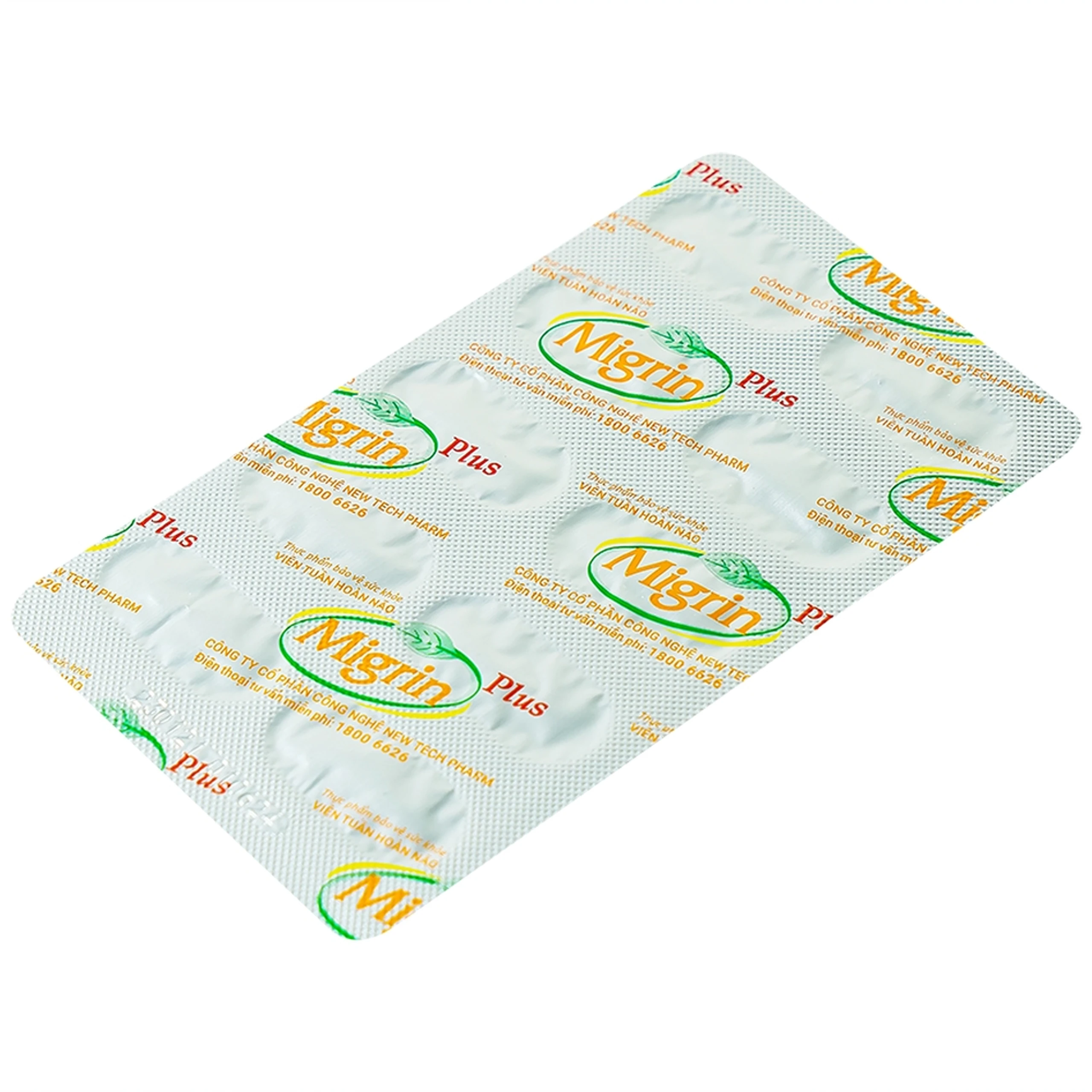 Viên hỗ trợ hoạt huyết Migrin Plus CVI (2 vỉ x 10 viên)