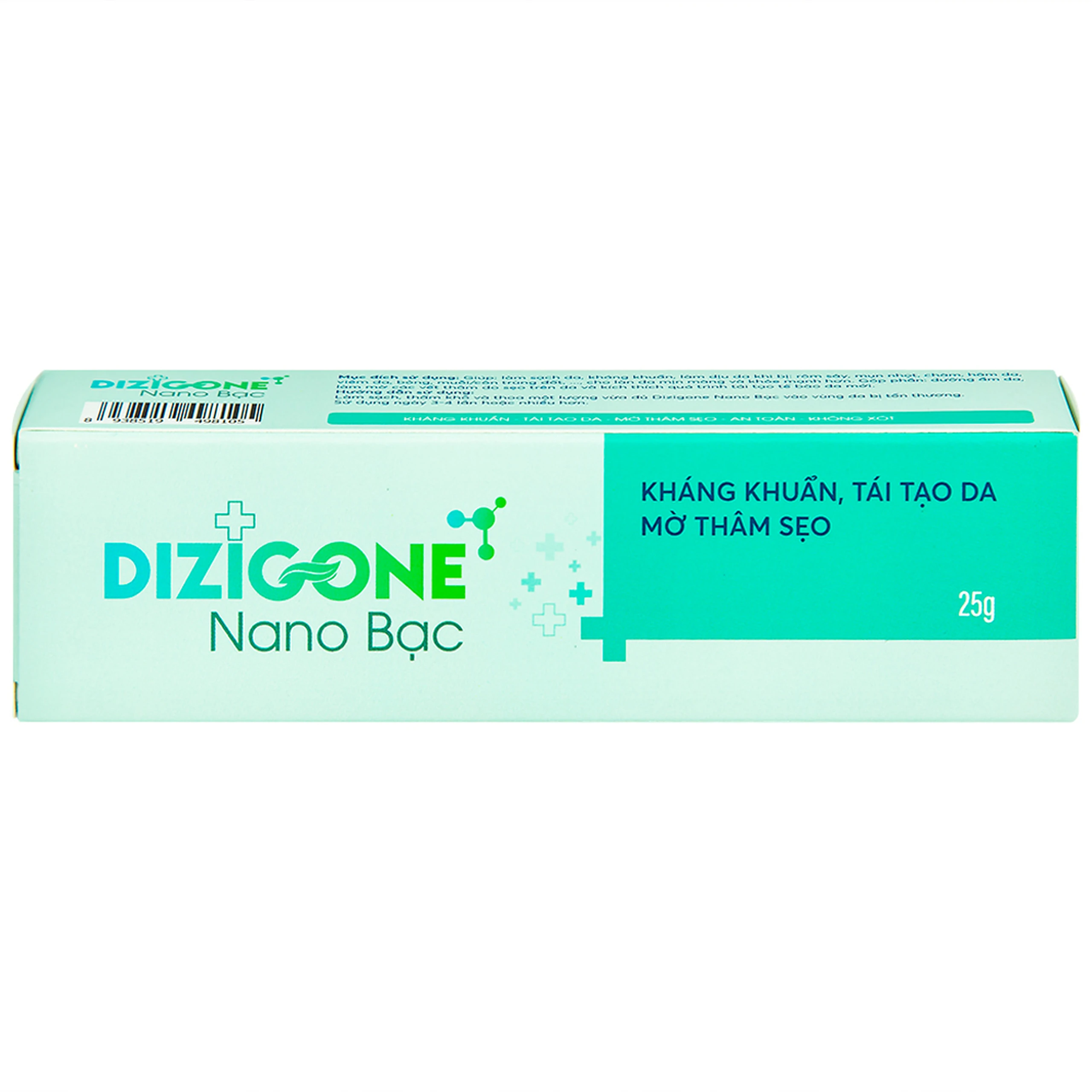 Kem bôi phục hồi da Dizigone nano bạc Terrapharm 25g