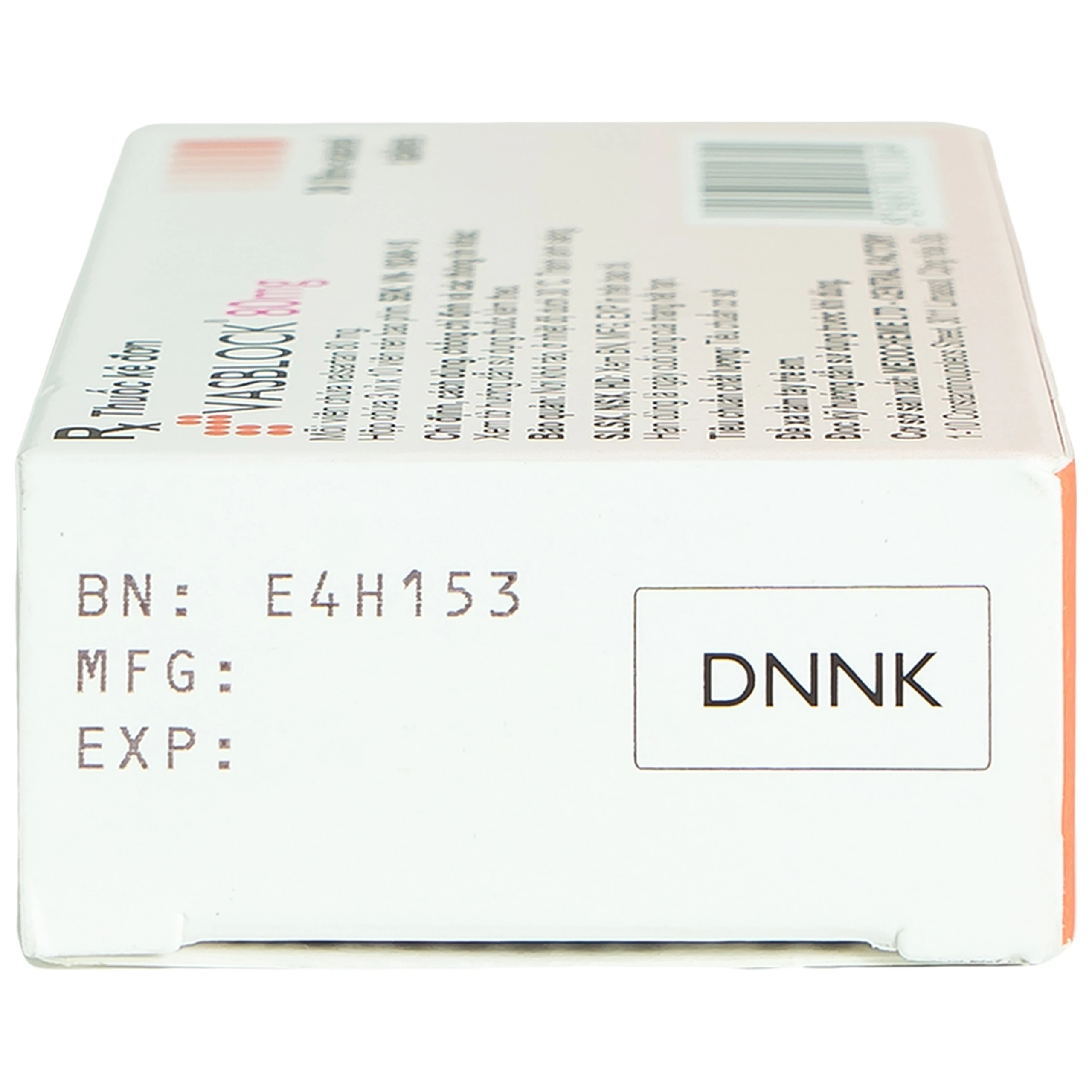 Thuốc Vasblock 80mg Medochemie điều trị tăng huyết áp, suy tim (3 vỉ x 10 viên)