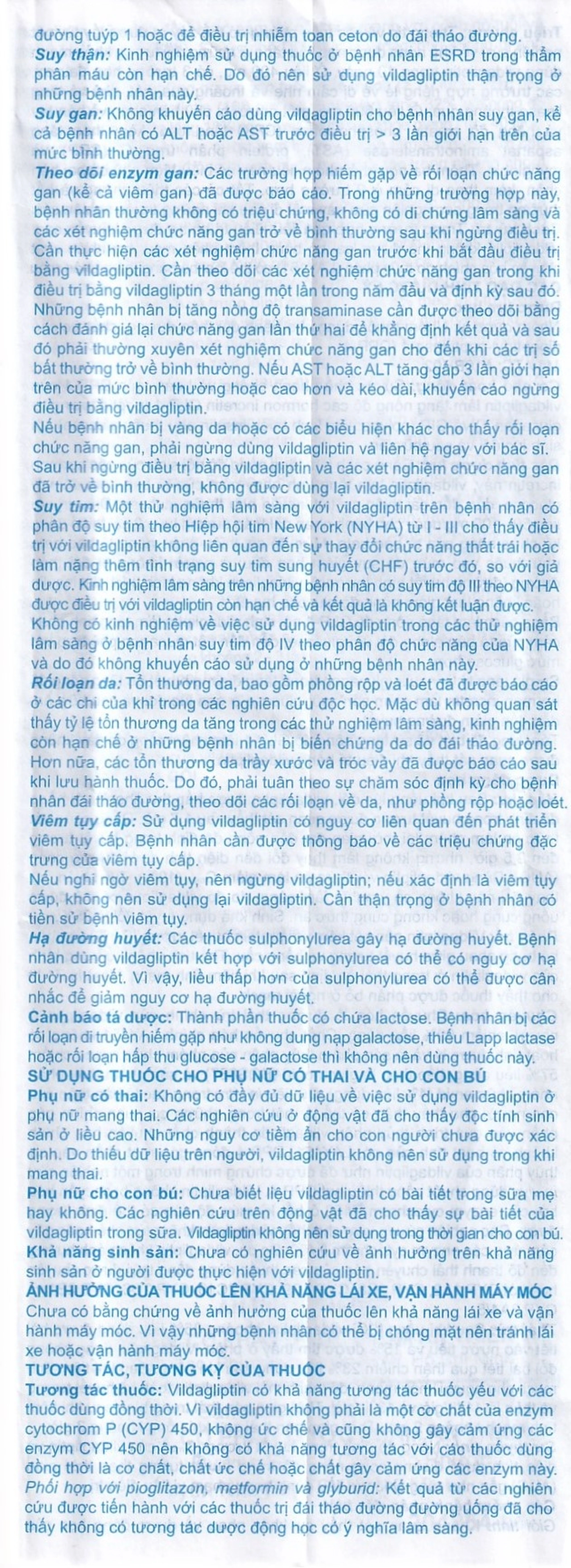 Thuốc A.T Vildagliptin 50mg An Thiên điều trị đái tháo đường típ 2 (3 vỉ x 10 viên)