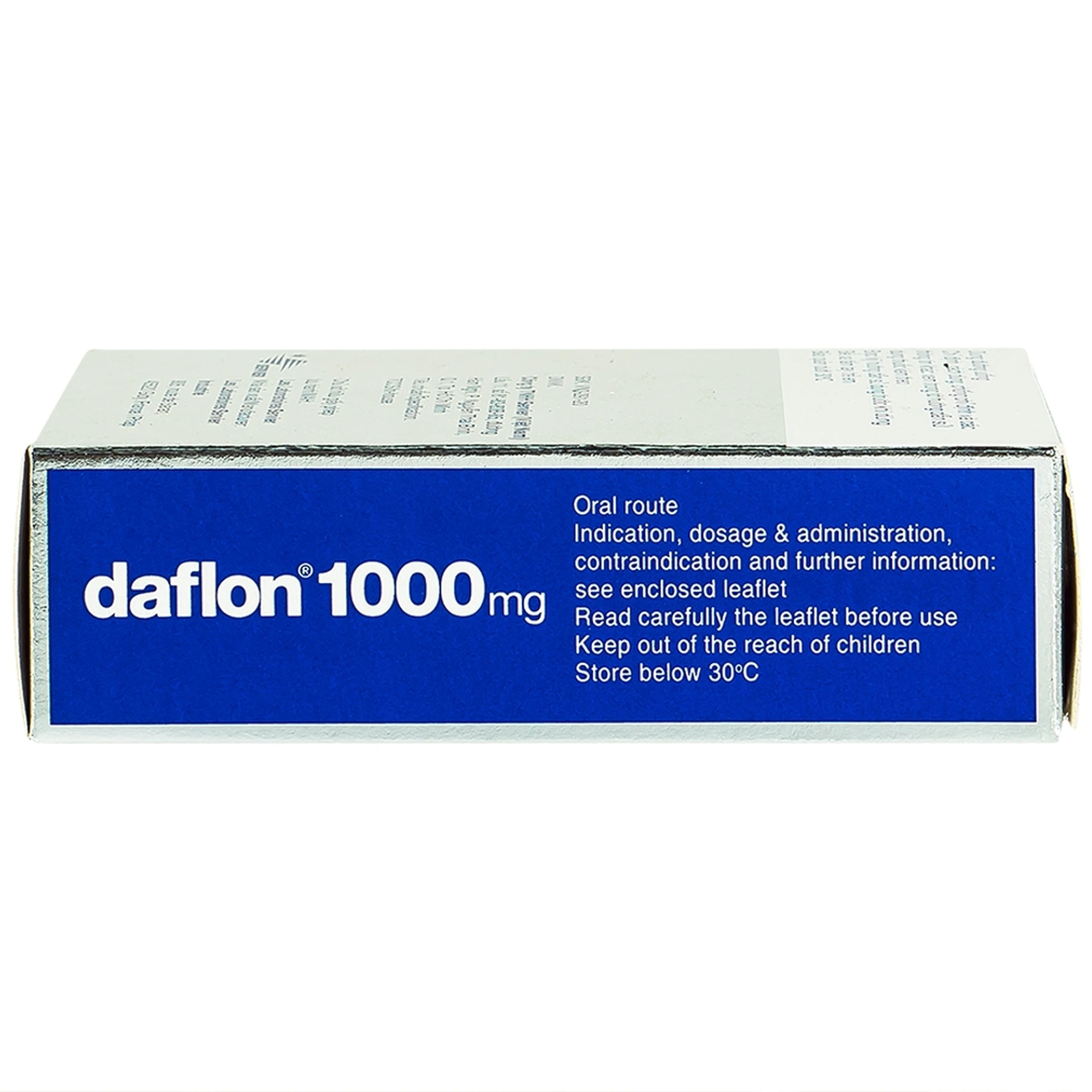 Thuốc Daflon 1000mg Servier điều trị triệu chứng thực thể liên quan đến trĩ cấp (3 vỉ x 10 viên)