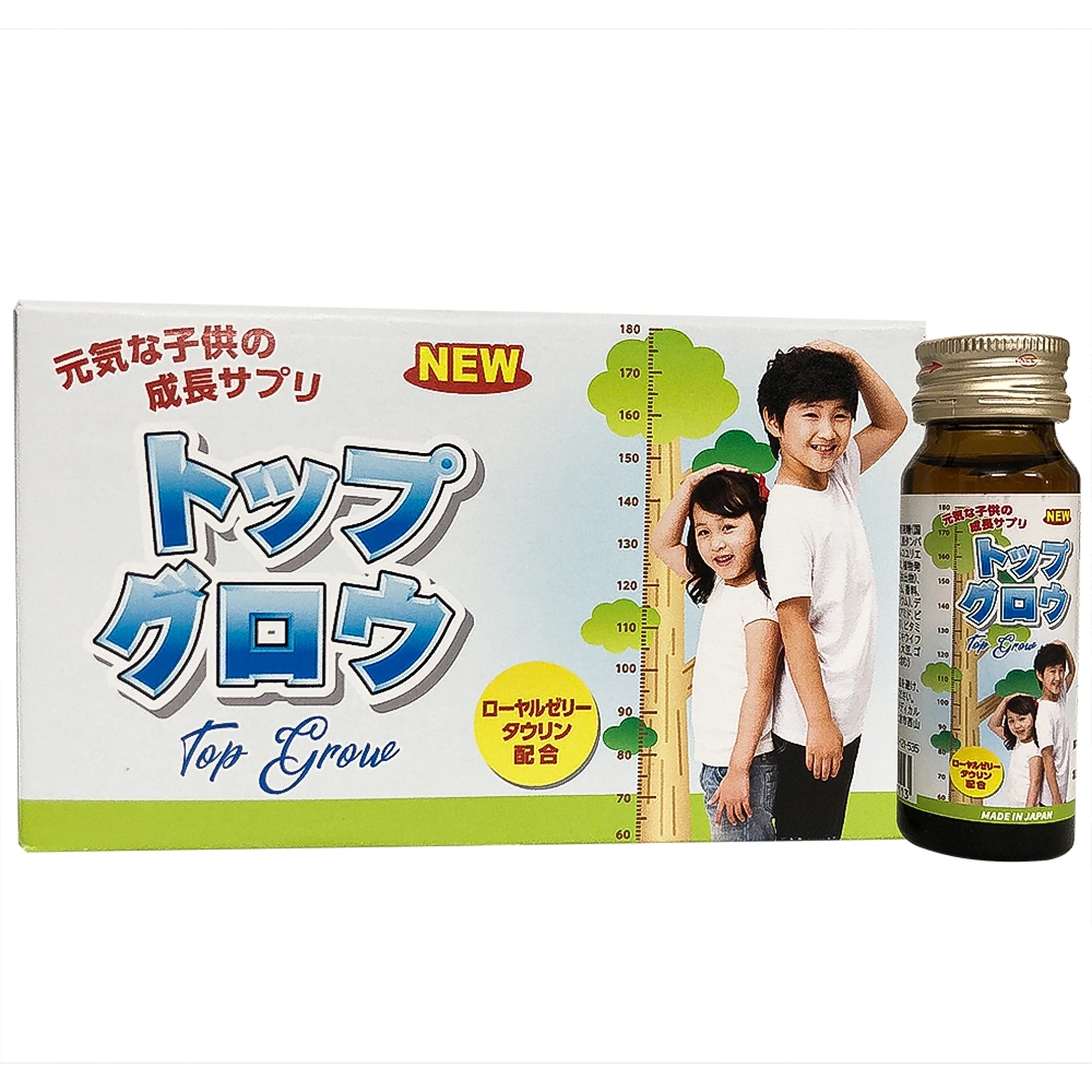 Siro bổ sung các vitamin hỗ trợ tăng cường sức đề kháng Top Grow Jpanwell (10 chai x 30ml)