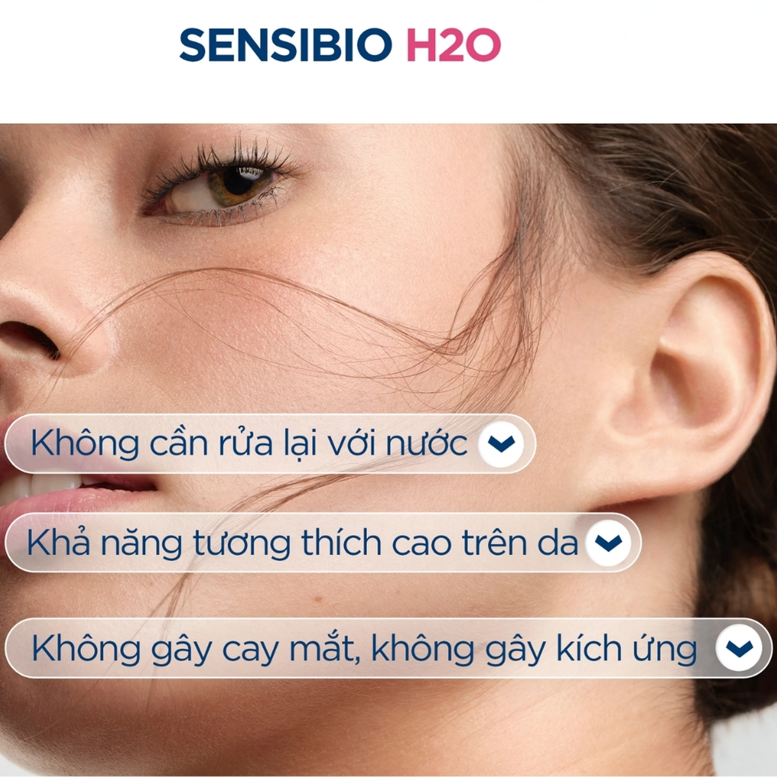 Nước tẩy trang cho da nhạy cảm Bioderma Sensibio H2O 500ml 4