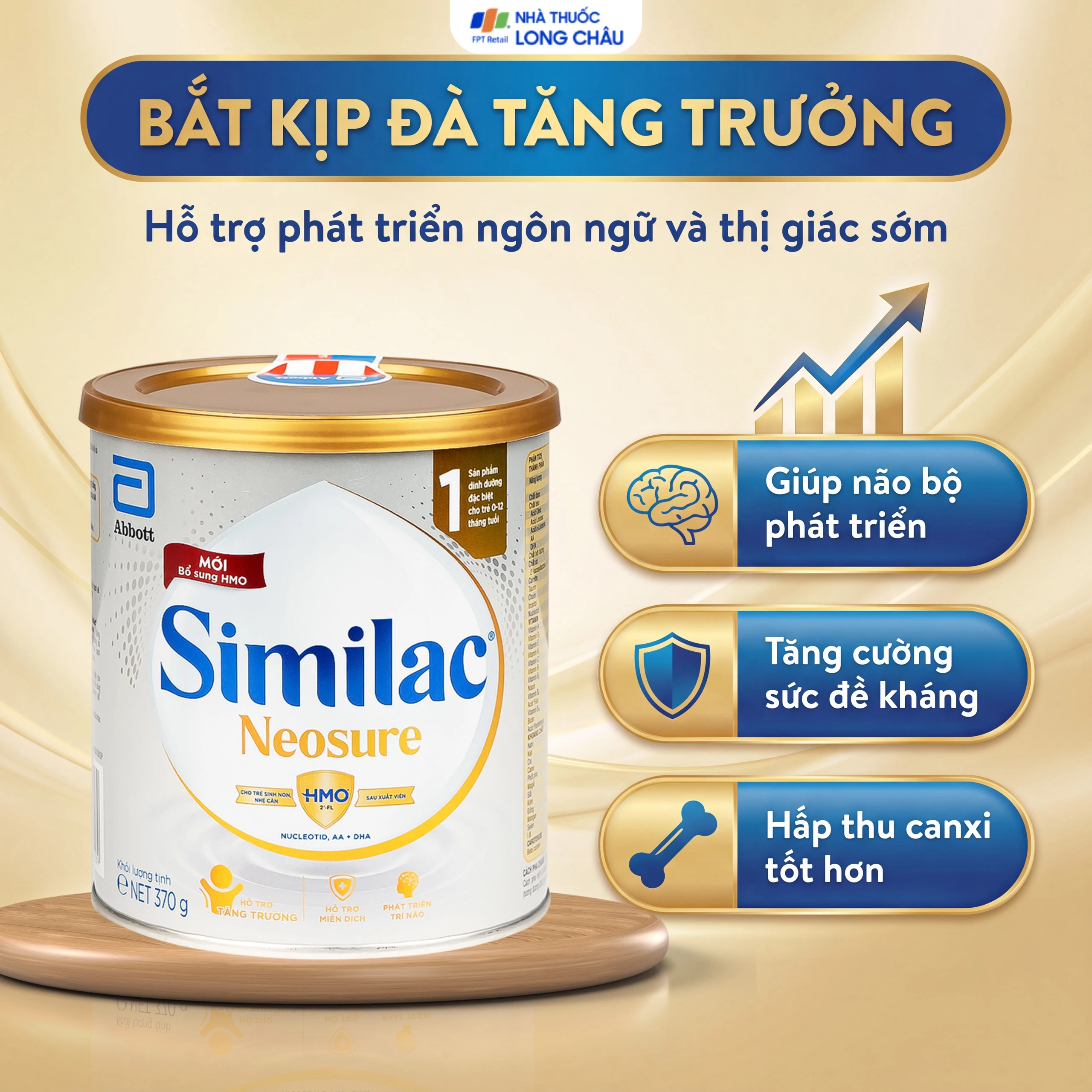Sữa Similac Neosure 370g đặc chế cho trẻ sinh non, nhẹ cân từ 0 - 12 tháng 4