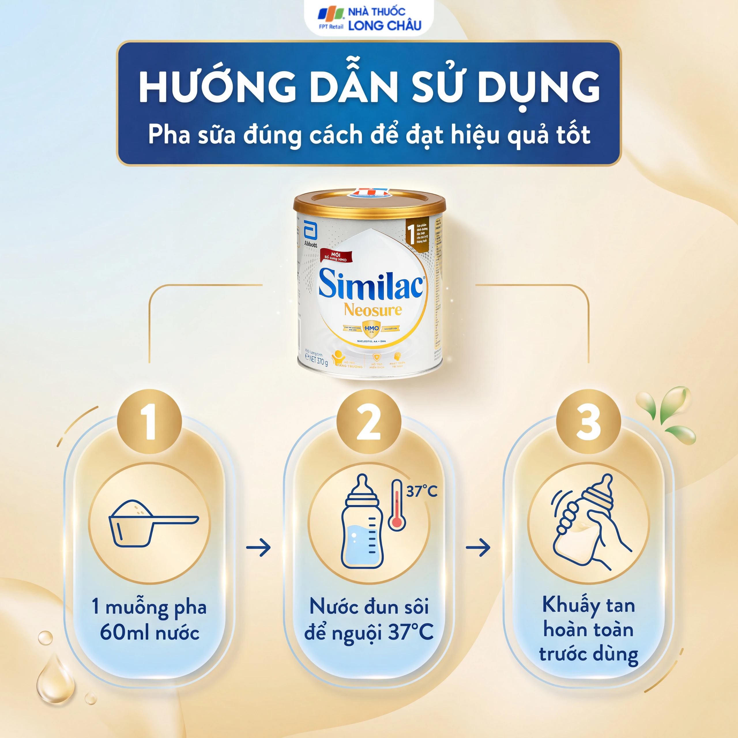 Sữa Similac Neosure 370g đặc chế cho trẻ sinh non, nhẹ cân từ 0 - 12 tháng 5