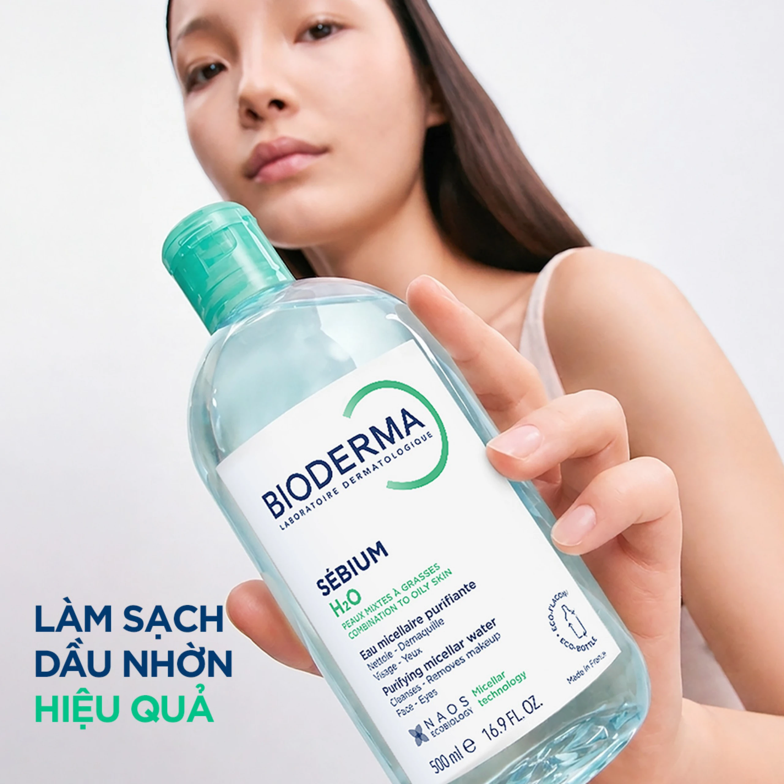 Nước tẩy trang Bioderma Sebium H2O dành cho da dầu và hỗn hợp (500ml) 2
