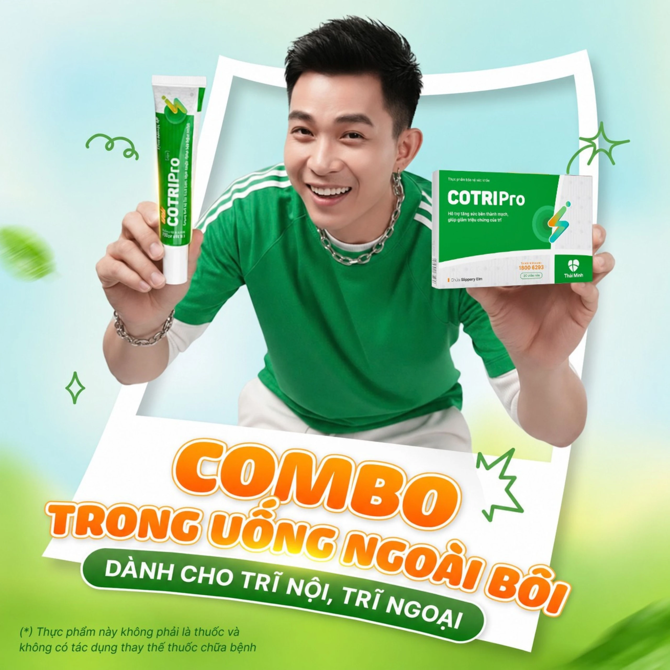 Viên uống bền thành mạch giảm trĩ Cotripro Thái Minh (2 vỉ x 10 viên) 4