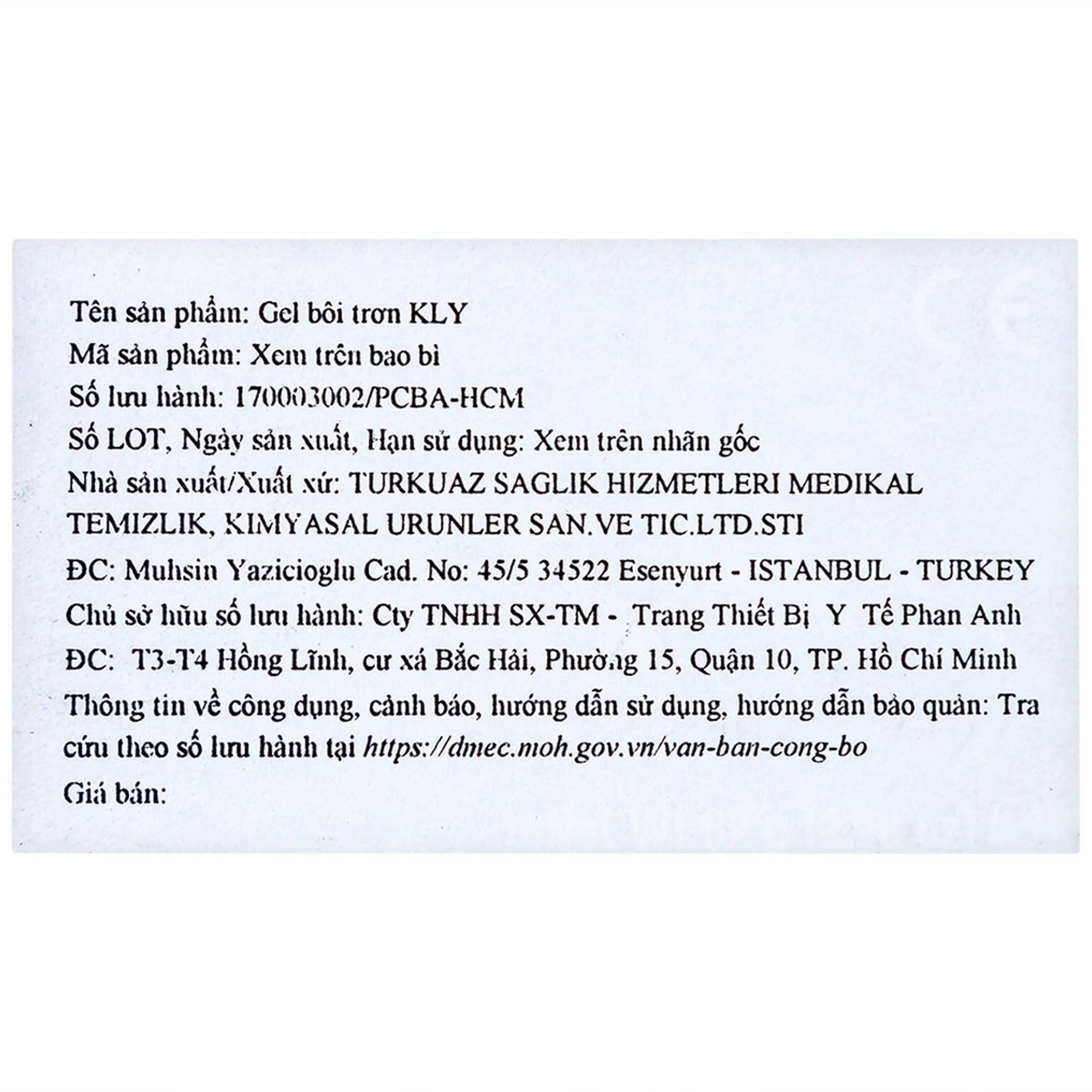 Gel bôi trơn KLY tiệt trùng 82g bổ sung lượng chất nhờn tự nhiên (mẫu cũ)