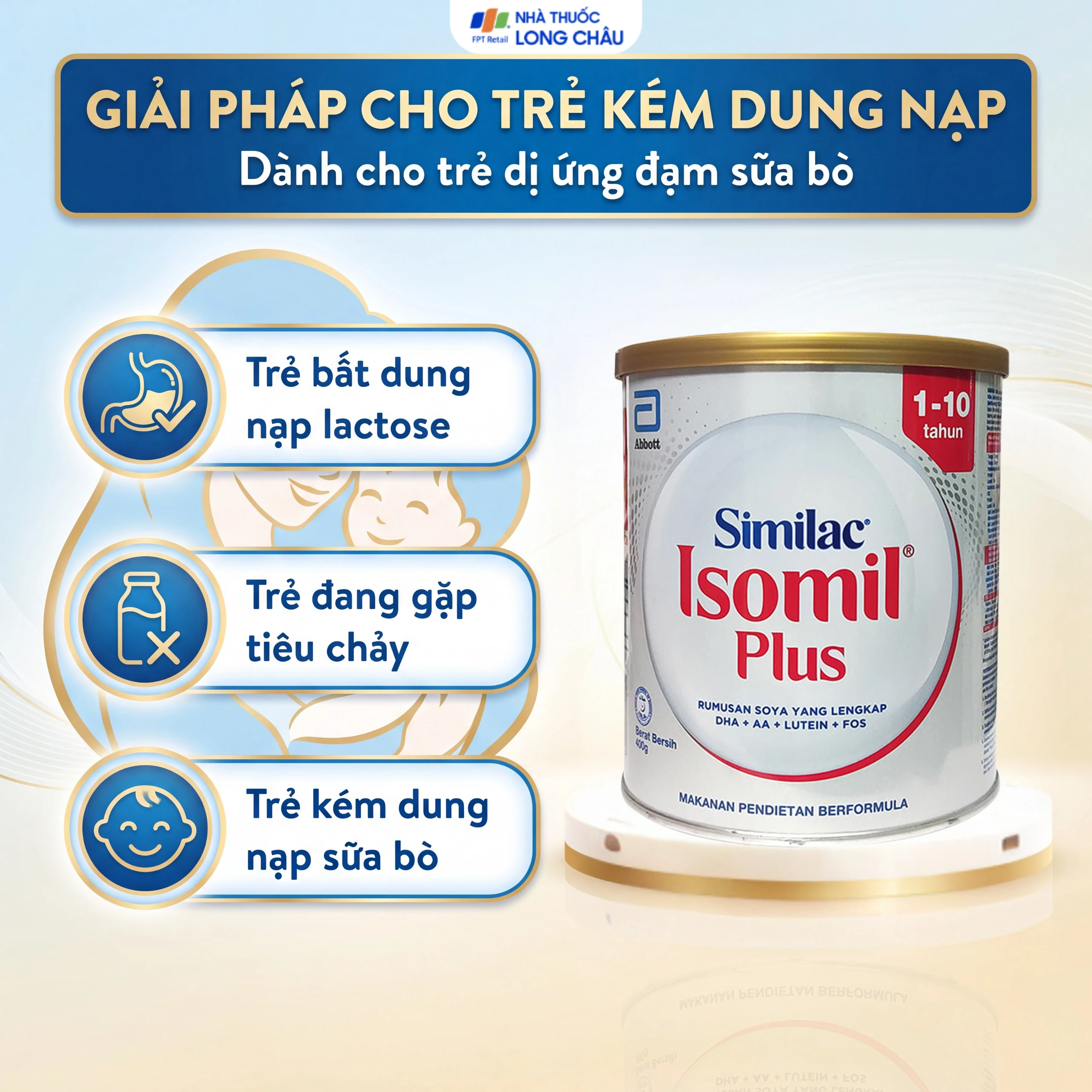 Sữa cải thiện hệ tiêu hóaSimilac Isomil Plus (400g ) 4
