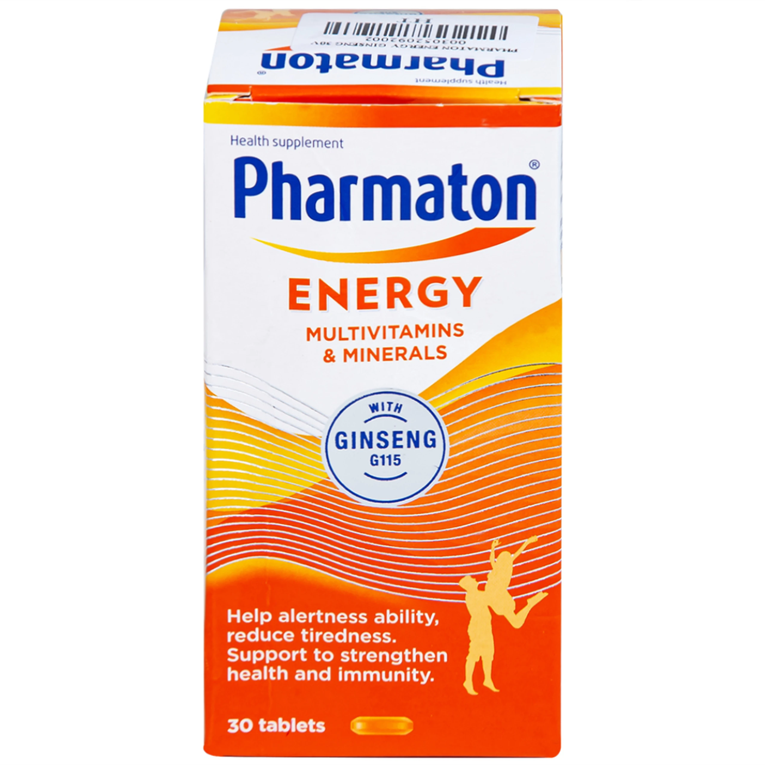 Viên uống Pharmaton Energy hỗn hợp vitamin và khoáng chất giúp tỉnh táo, hỗ trợ giảm mệt mỏi (30 viên)