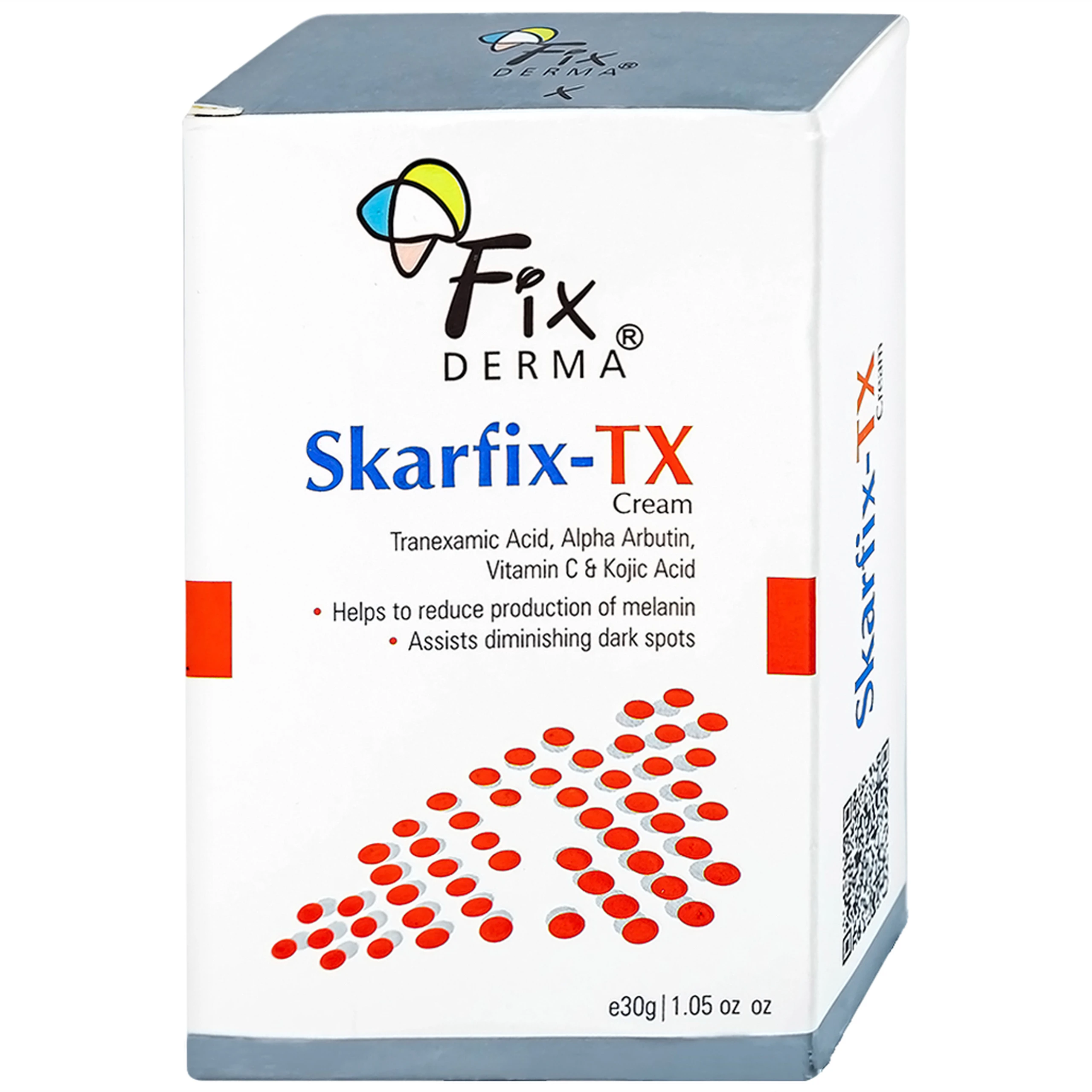 Kem bôi giảm nám, tàn nhang, thâm mụn Fixderma Skarfix TX Cream 30g