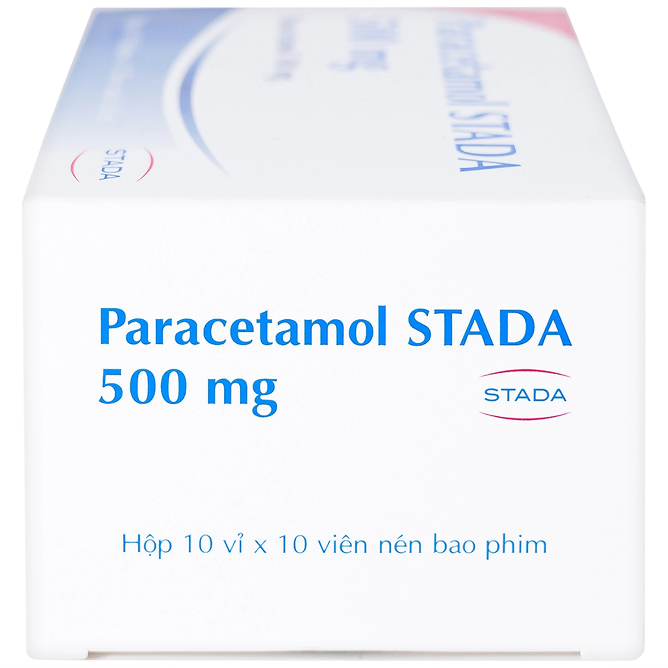 Viên nén Paracetamol Stada 500mg điều trị các cơn đau đầu, đau thần kinh, đau răng (10 vỉ x 10 viên)