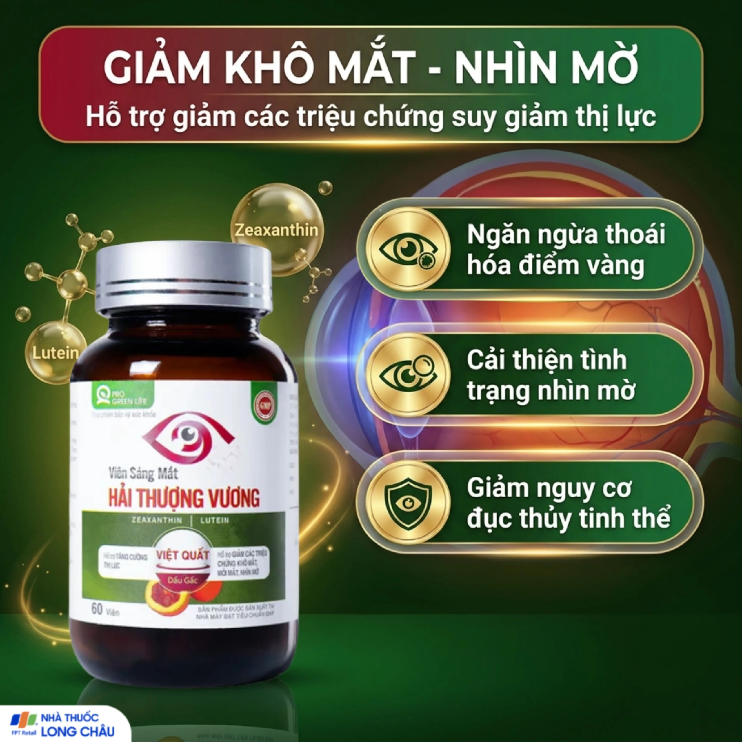 Viên uống hỗ trợ tăng cường thị lực Viên Sáng Mắt Hải Thượng Vương (60 viên) 4