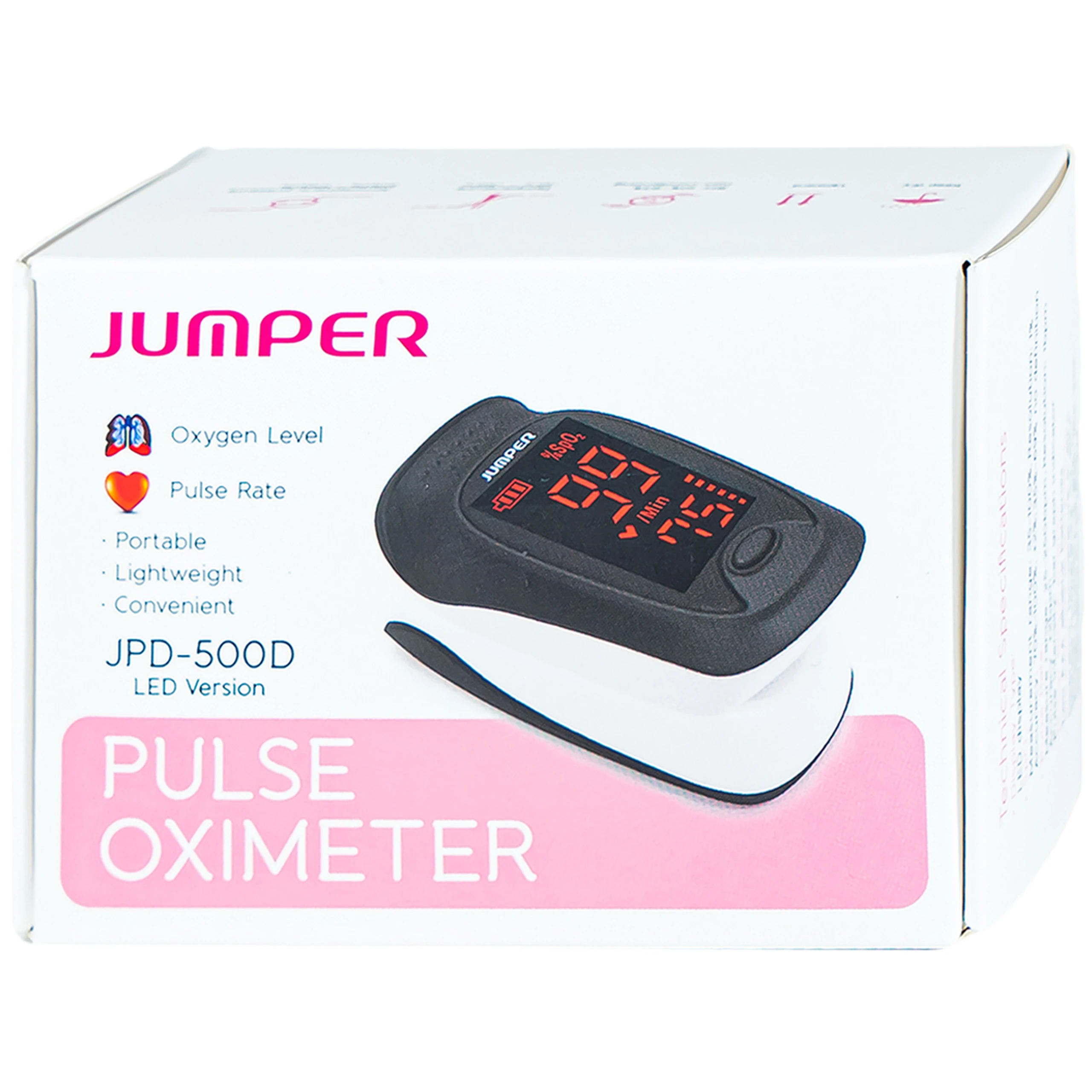 Máy đo nồng độ oxy trong máu SPO2 Jumper JPD 500D LED