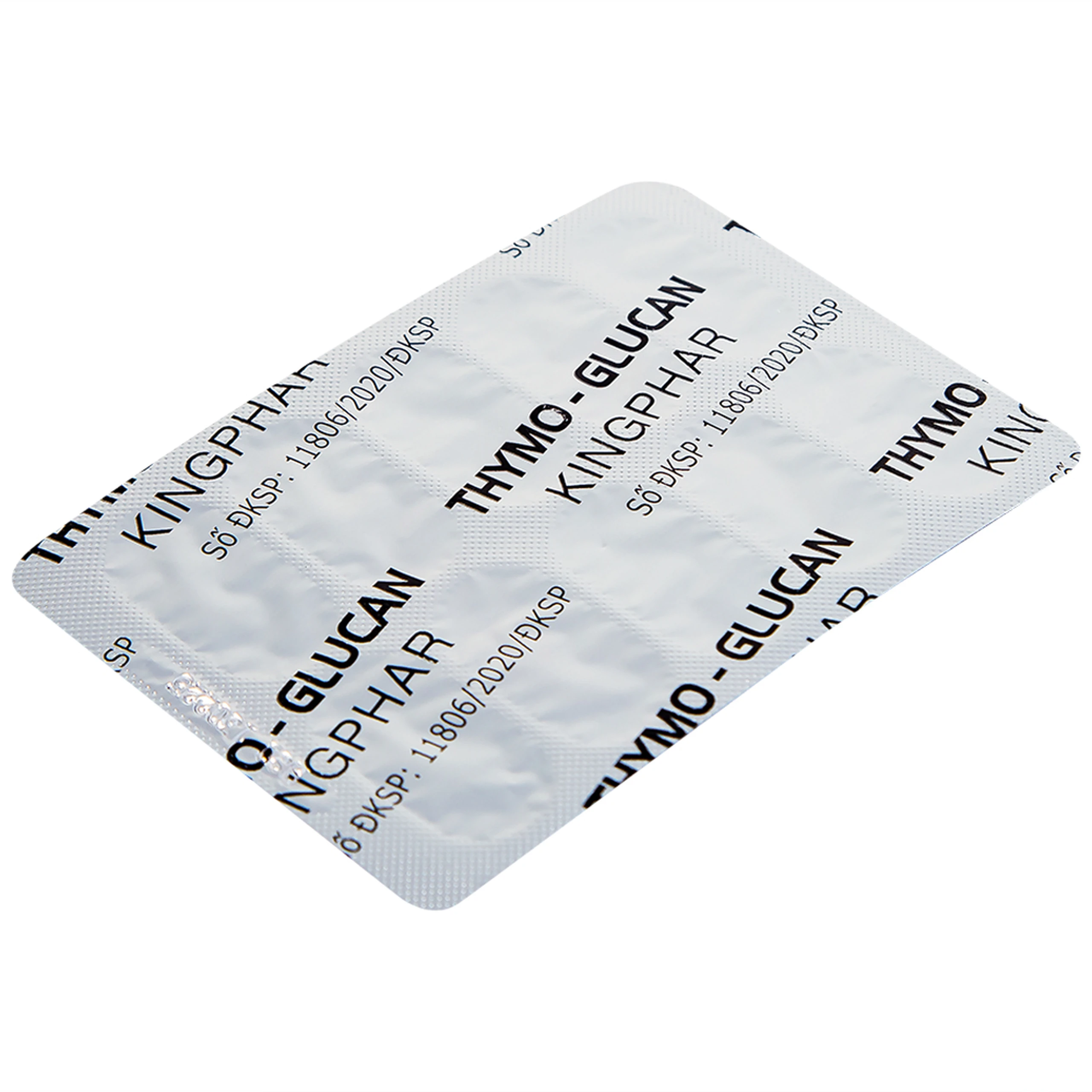 Viên uống nâng cao sức đề kháng giúp cơ thể khỏe mạnh Thymo-Glucan Kingphar (3 vỉ x 10 viên)