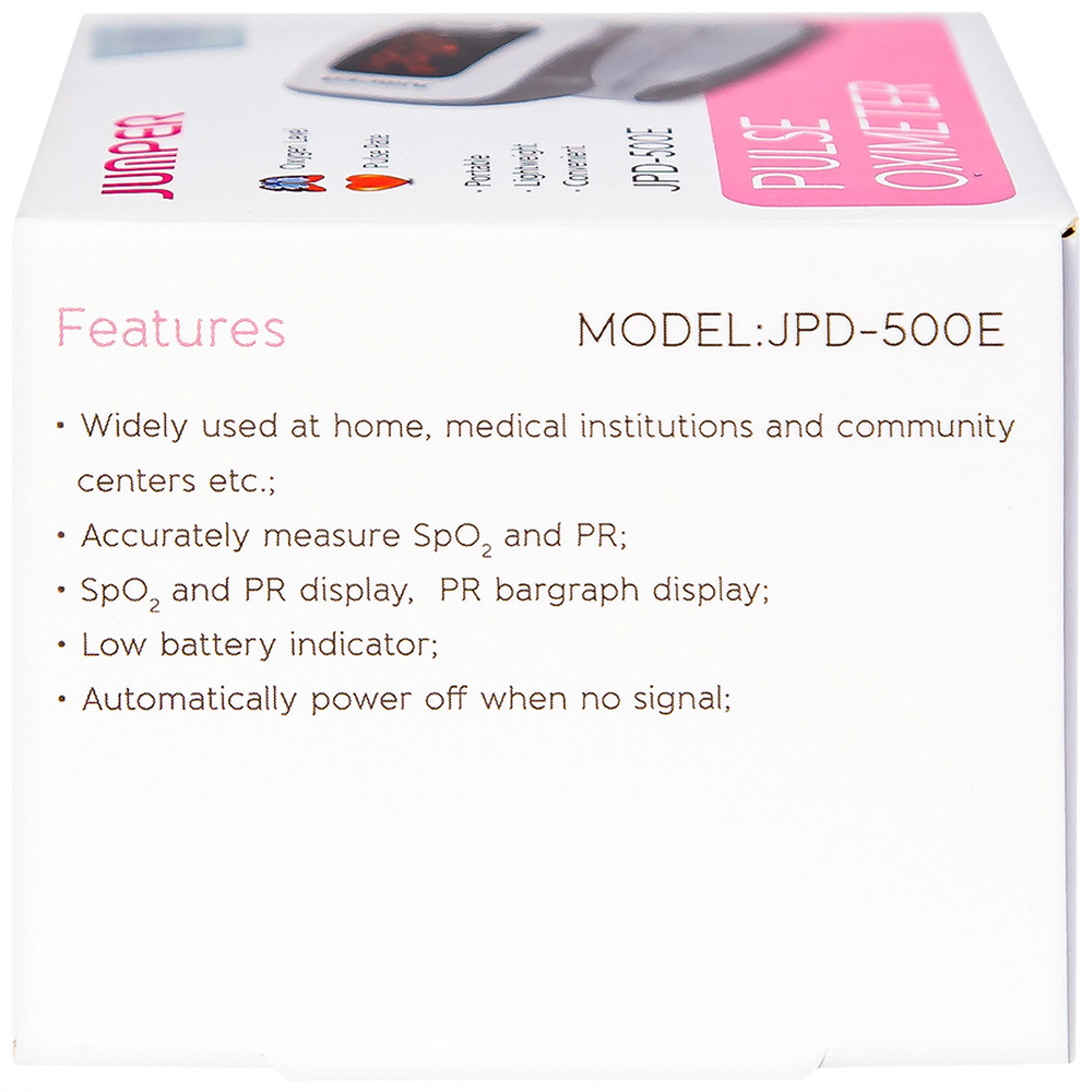 Máy đo nồng độ oxy trong máu SPO2 Jumper JPD 500E LED
