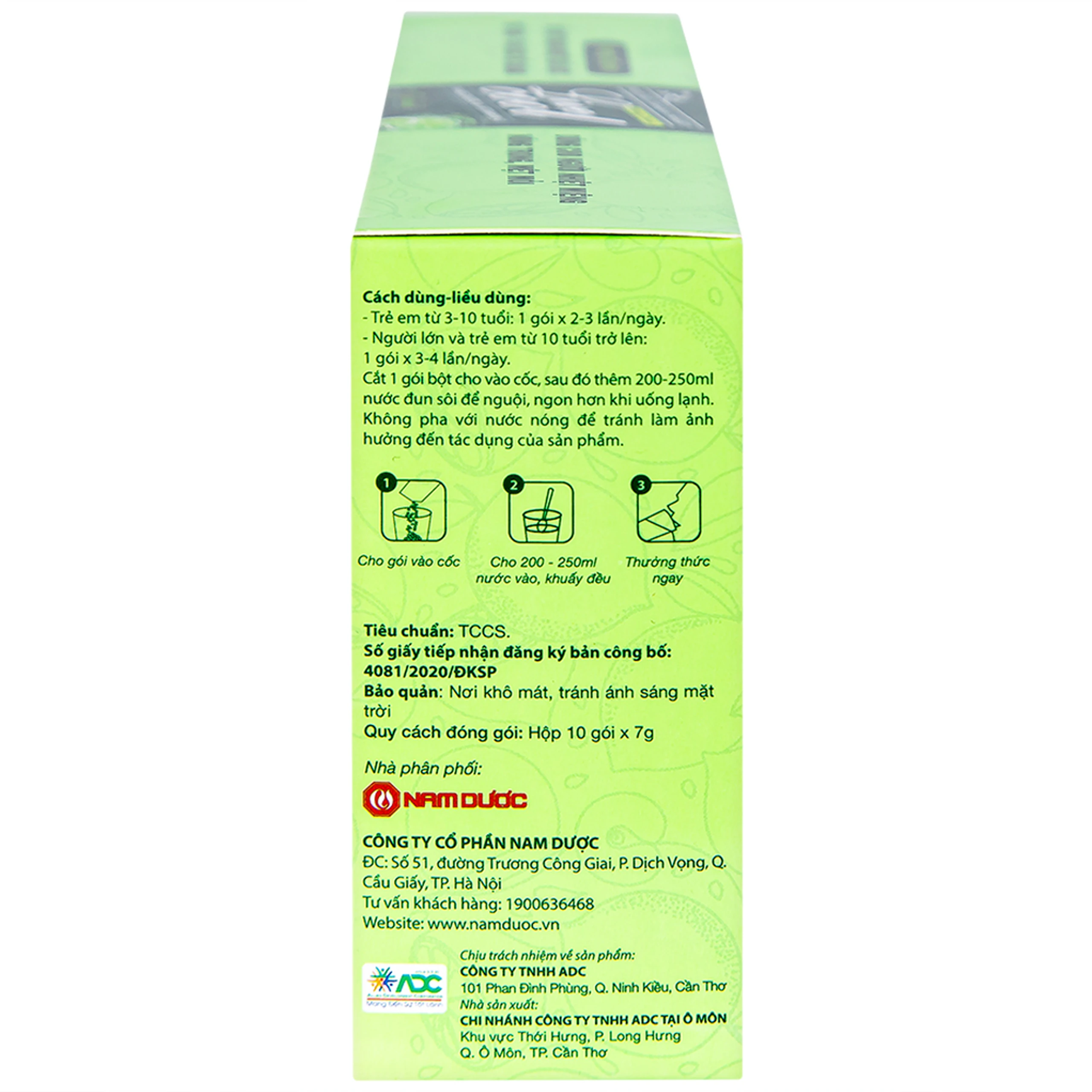 Bột sủi hương chanh hỗ trợ giải độc mát gan Livecool (10 gói x 7g)