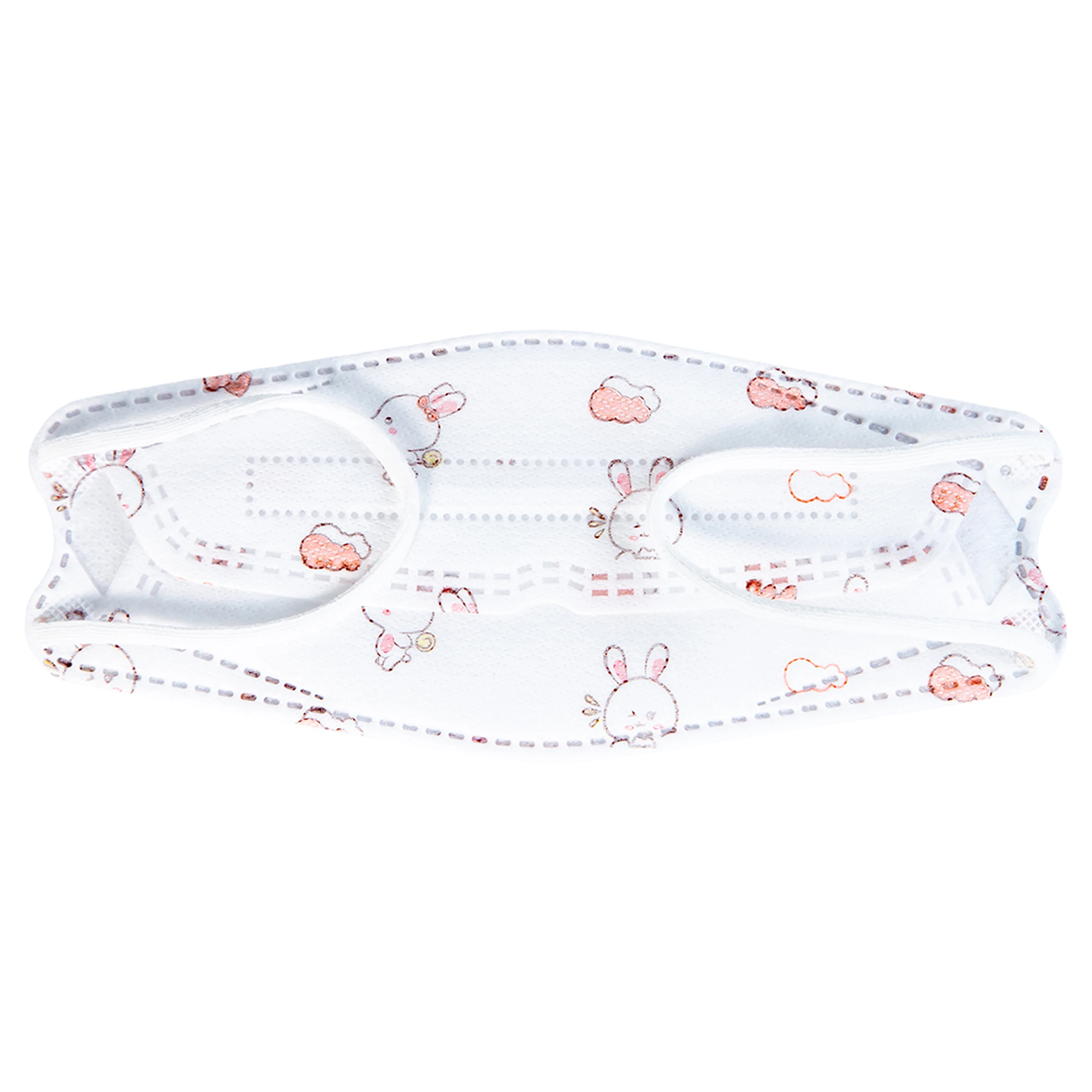 Khẩu trang trẻ em 4 lớp Niva 4D Kids (25 cái) thoáng khí, ngăn chặn vi khuẩn, giọt bắn