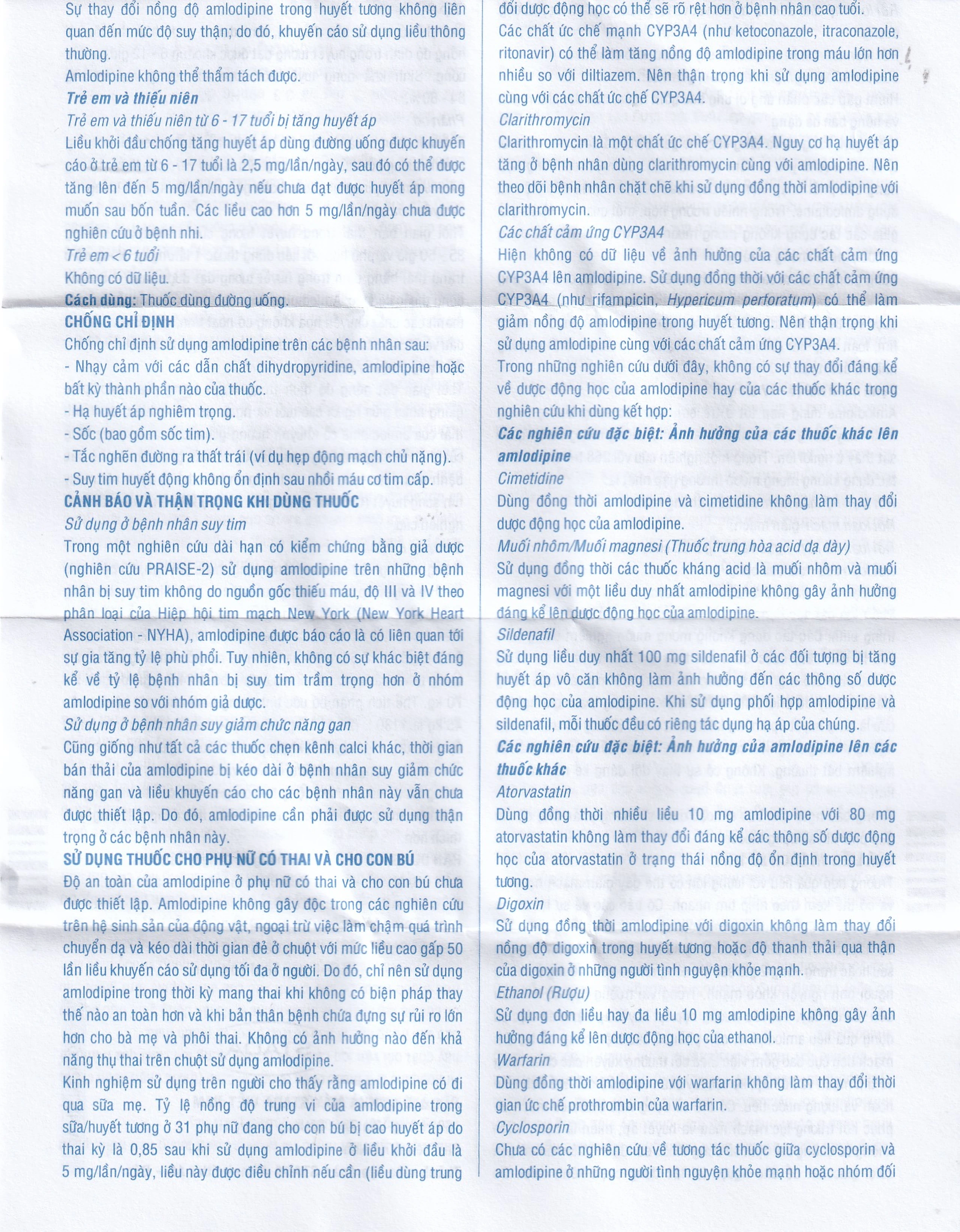 Thuốc Amlodipine Stada 5mg Tab điều trị tăng huyết áp, đau thắt ngực (10 vỉ x 14 viên)