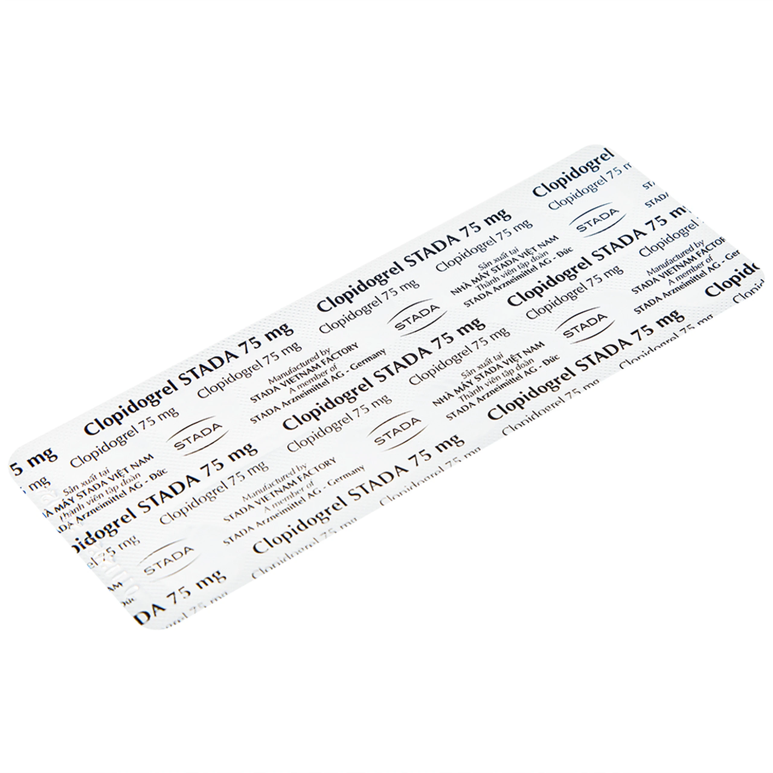 Thuốc Clopidogrel Stada 75mg dự phòng biến cố do huyết khối động mạch (2 vỉ x 14 viên)