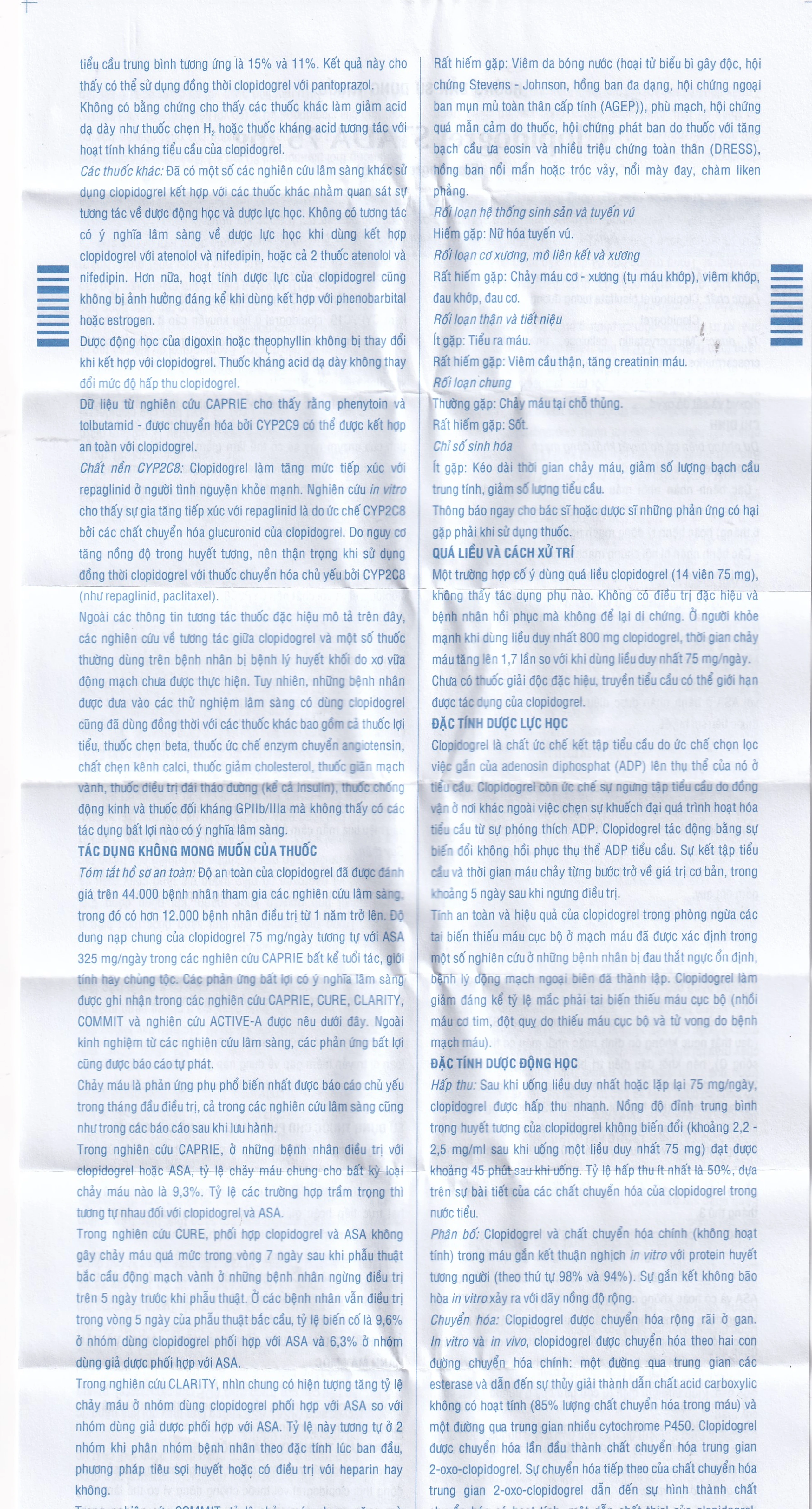 Thuốc Clopidogrel Stada 75mg dự phòng biến cố do huyết khối động mạch (2 vỉ x 14 viên)