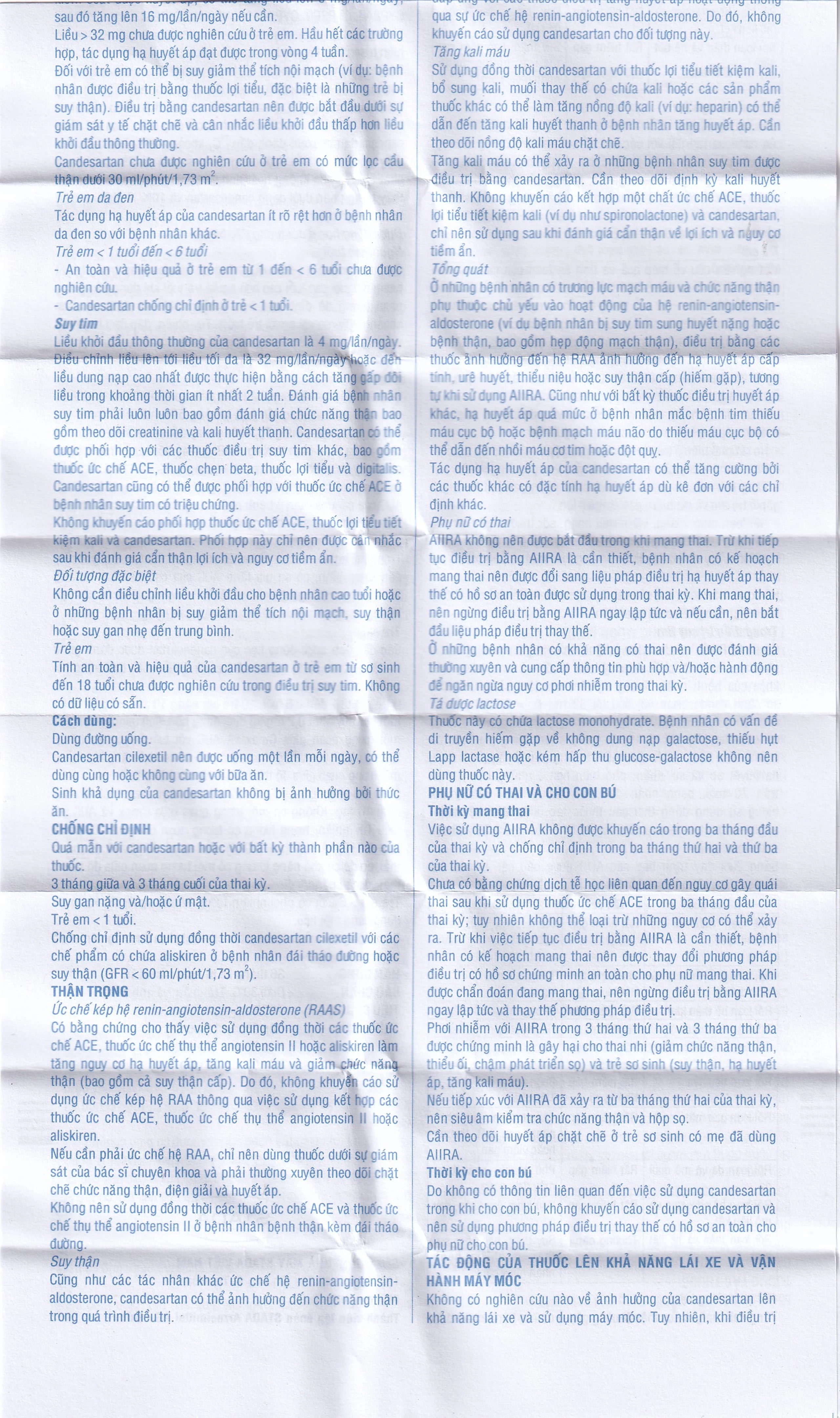 Thuốc Candesartan Stada 16mg điều trị tăng huyết áp vô căn, suy tim (2 vỉ x 14 viên)