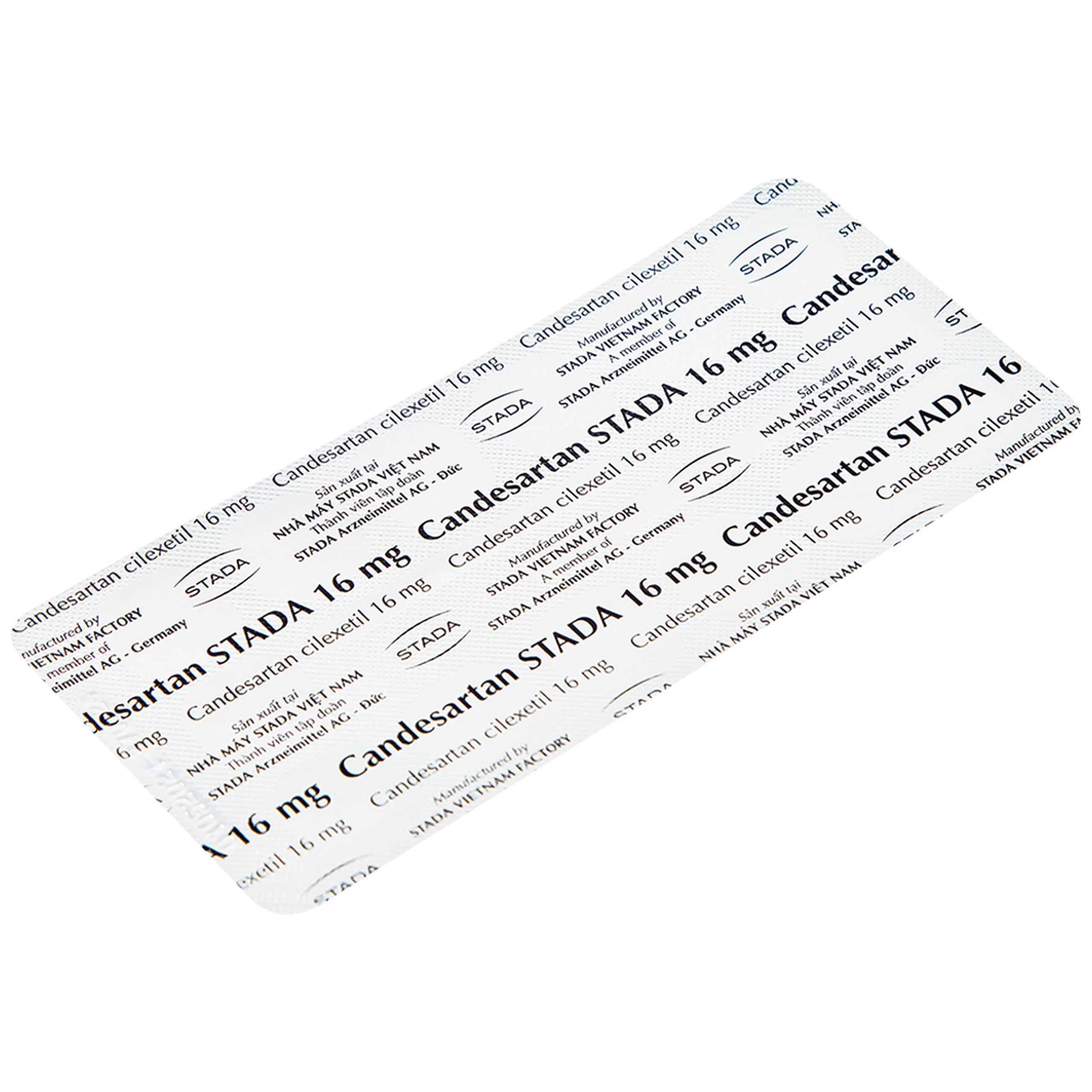 Thuốc Candesartan Stada 16mg điều trị tăng huyết áp vô căn, suy tim (2 vỉ x 14 viên)