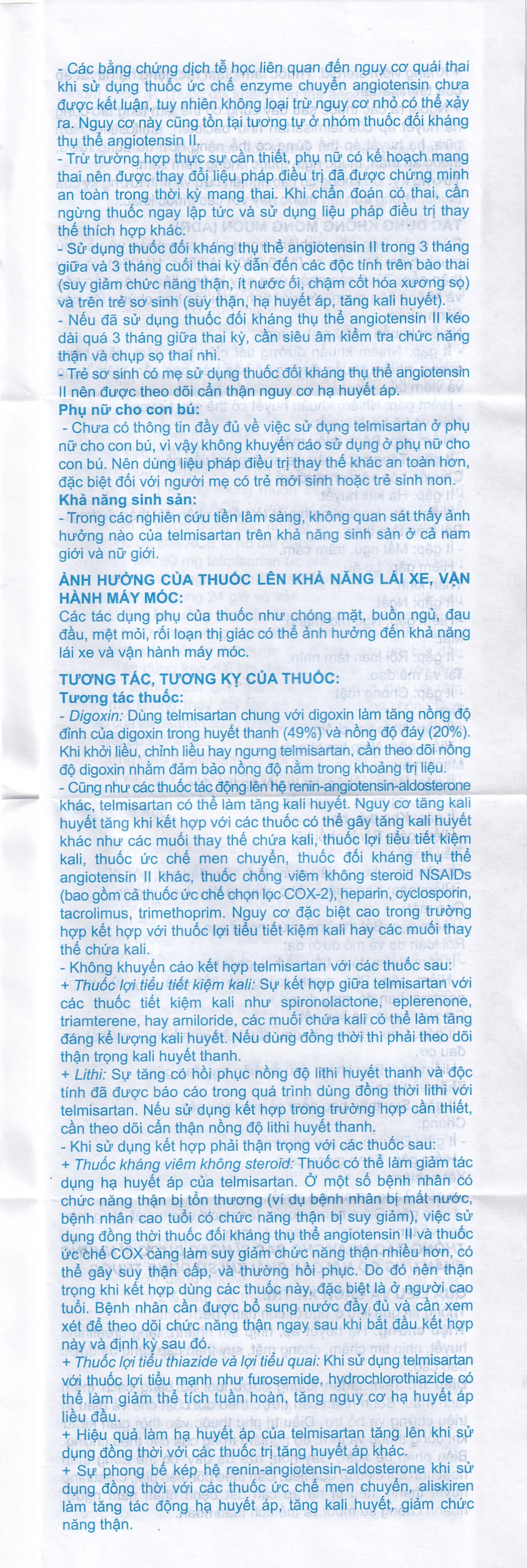 Thuốc Telmisartan 40 A.T An Thiên điều trị tăng huyết áp (3 vỉ x 10 viên)