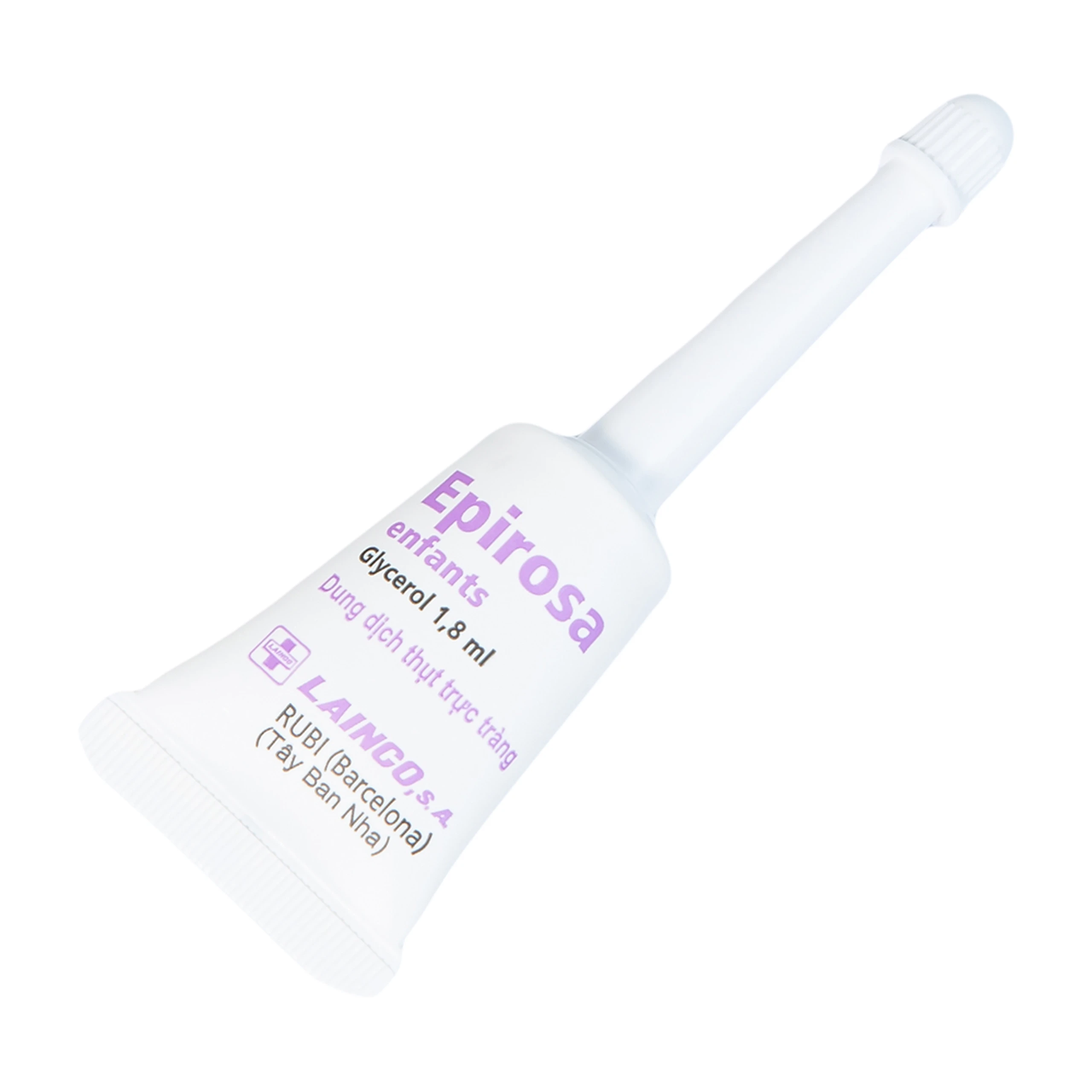 Dung dịch thụt trực tràng Epirosa Enfants Lainco giảm triệu chứng táo bón (6 tuýp x 2.5ml)