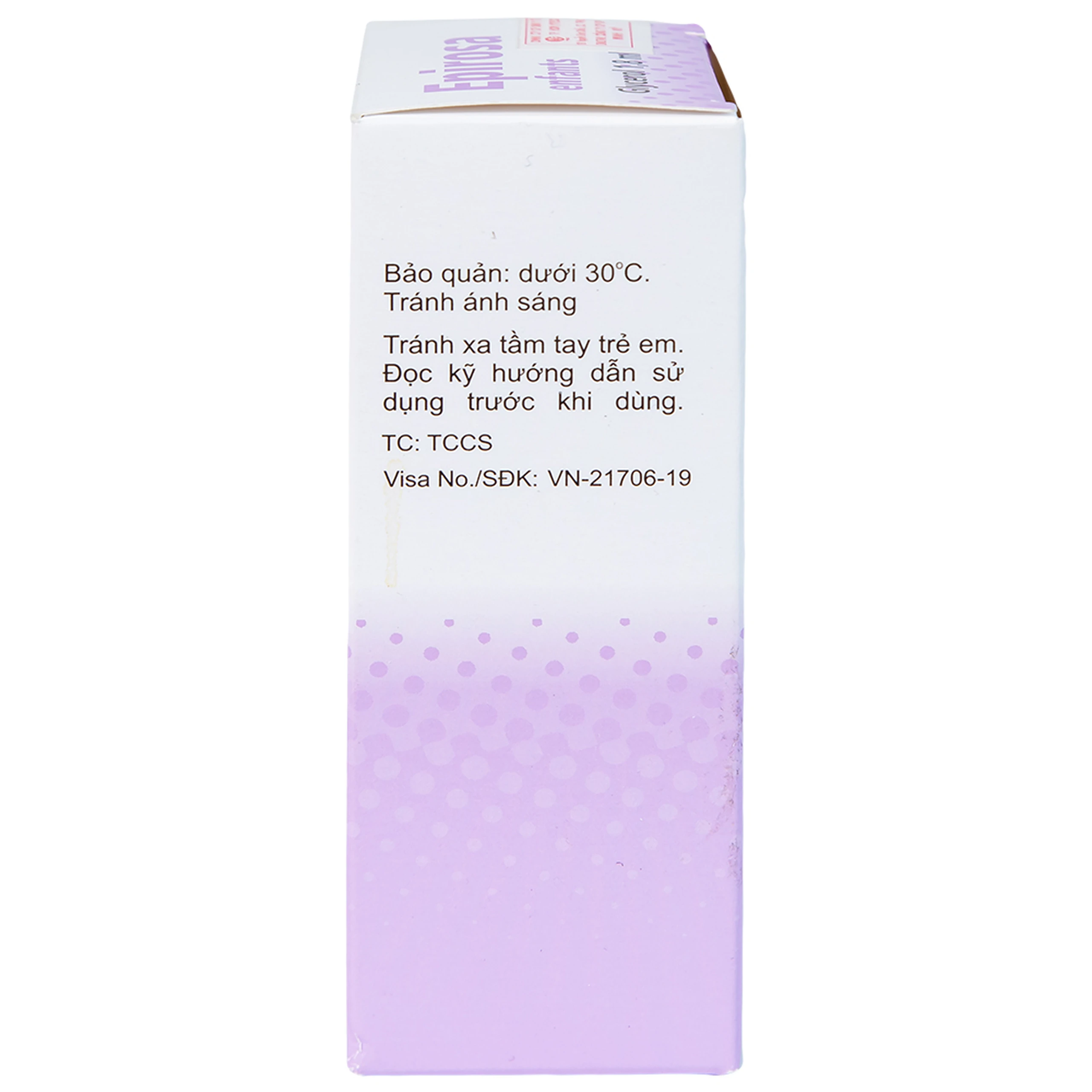 Dung dịch thụt trực tràng Epirosa Enfants Lainco giảm triệu chứng táo bón (6 tuýp x 2.5ml)