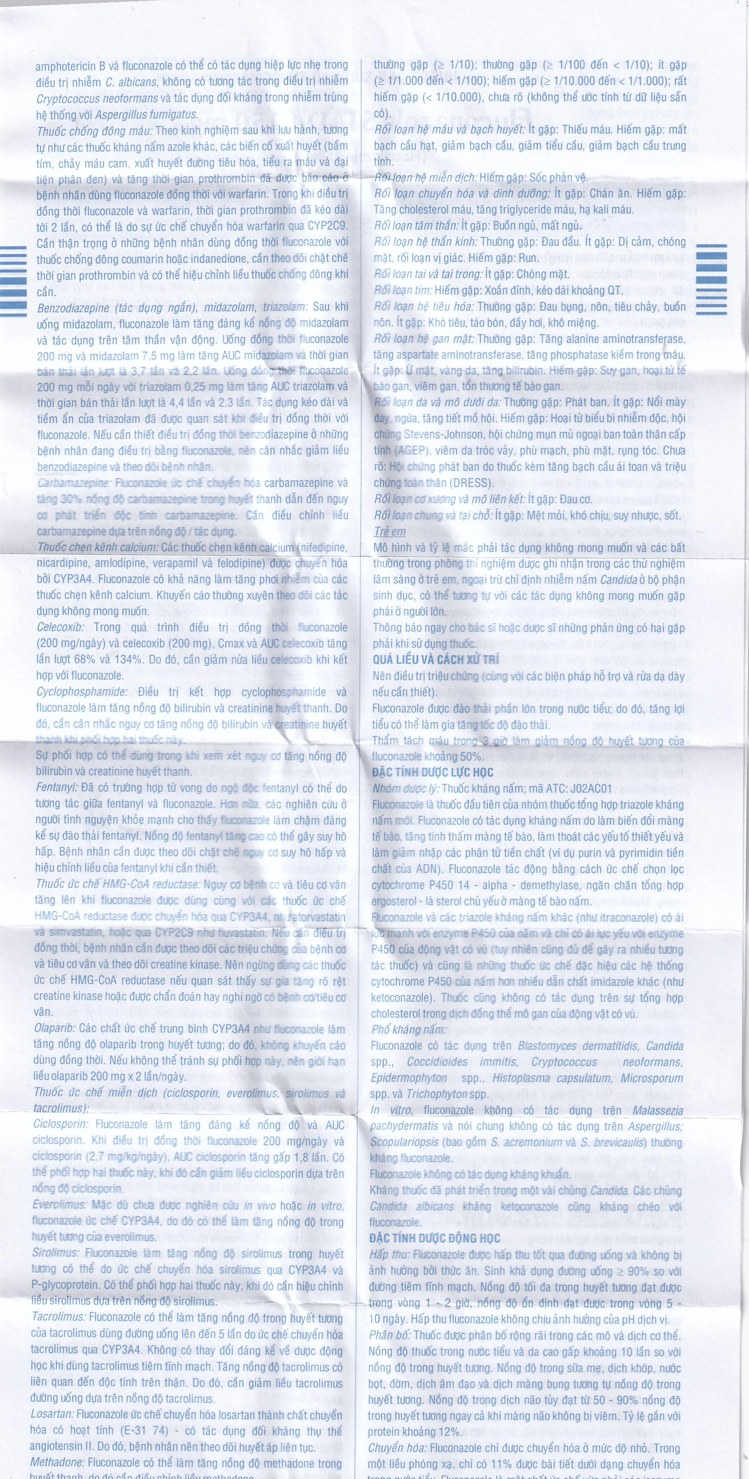 Thuốc Fluconazole Stada 150mg điều trị nhiễm nấm (1 vỉ x 1 viên)