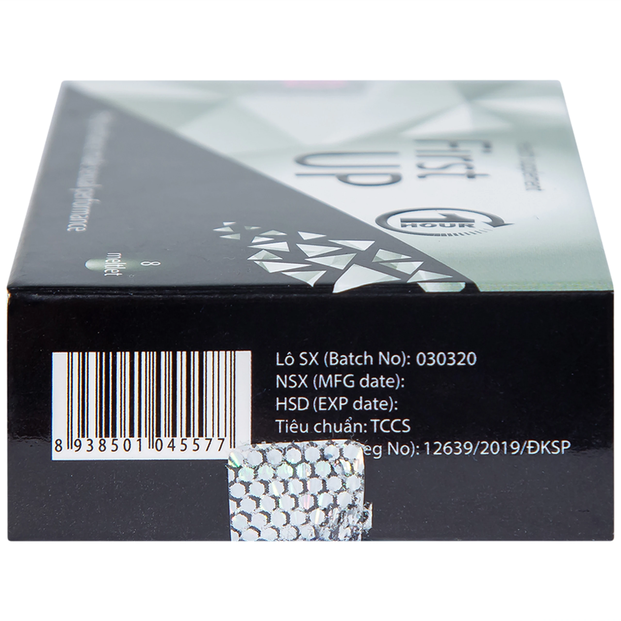 Viên ngậm hỗ trợ tăng cường sinh lực cho nam giới First Up 1 Hour (2 vỉ x 4 viên)