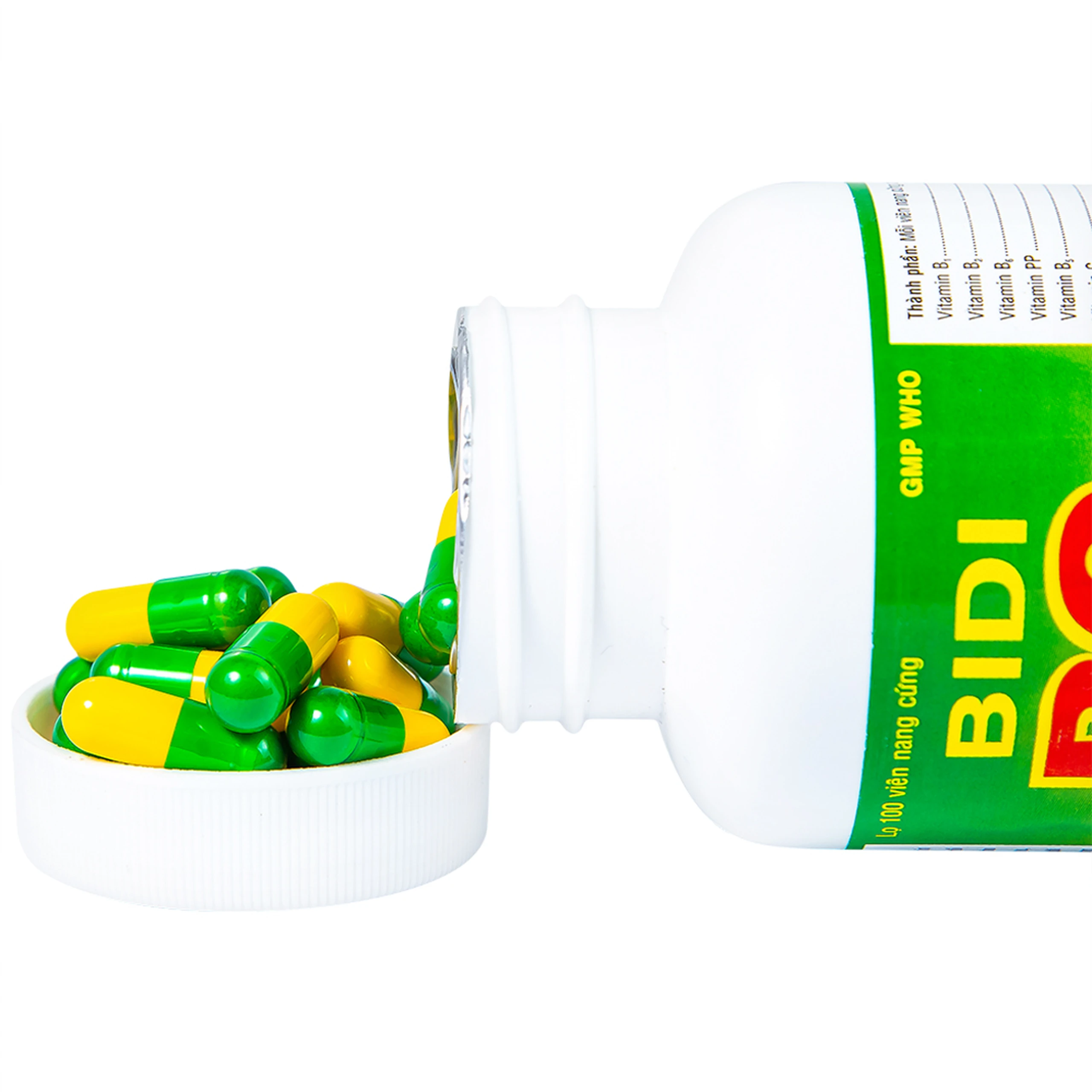 Thuốc Bidi BC Complex 300mg Bidiphar điều trị, phòng ngừa thiếu vitamin nhóm B và C (100 viên)  