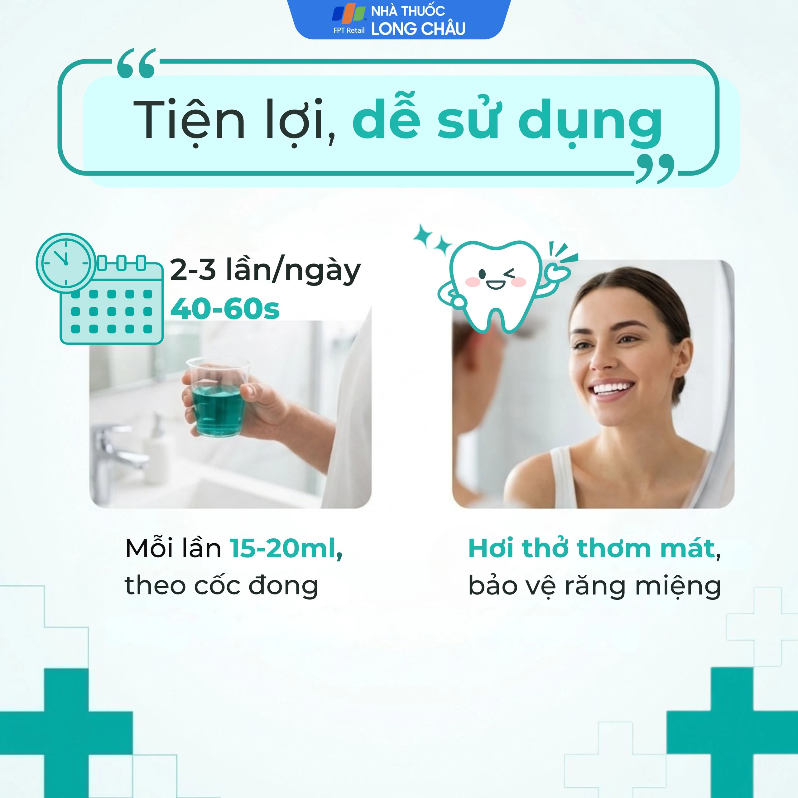 Nước súc miệng SMH Pro AG+++ 300ml Việt Sinh giúp vệ sinh răng, miệng, ngăn ngừa hôi miệng