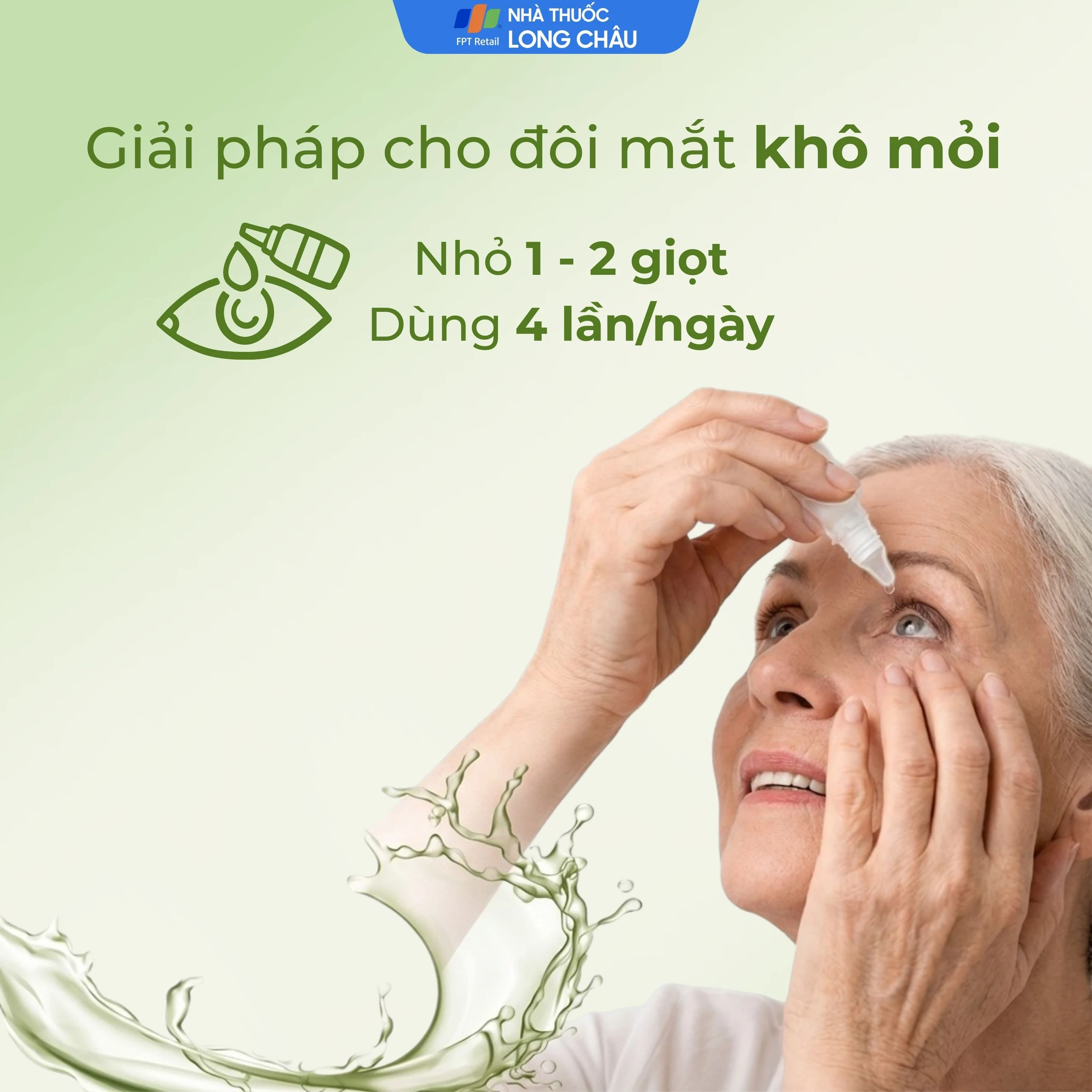 Nước mắt nhân tạo Easimist Eye Drops 5ml giảm khô mỏi mắt