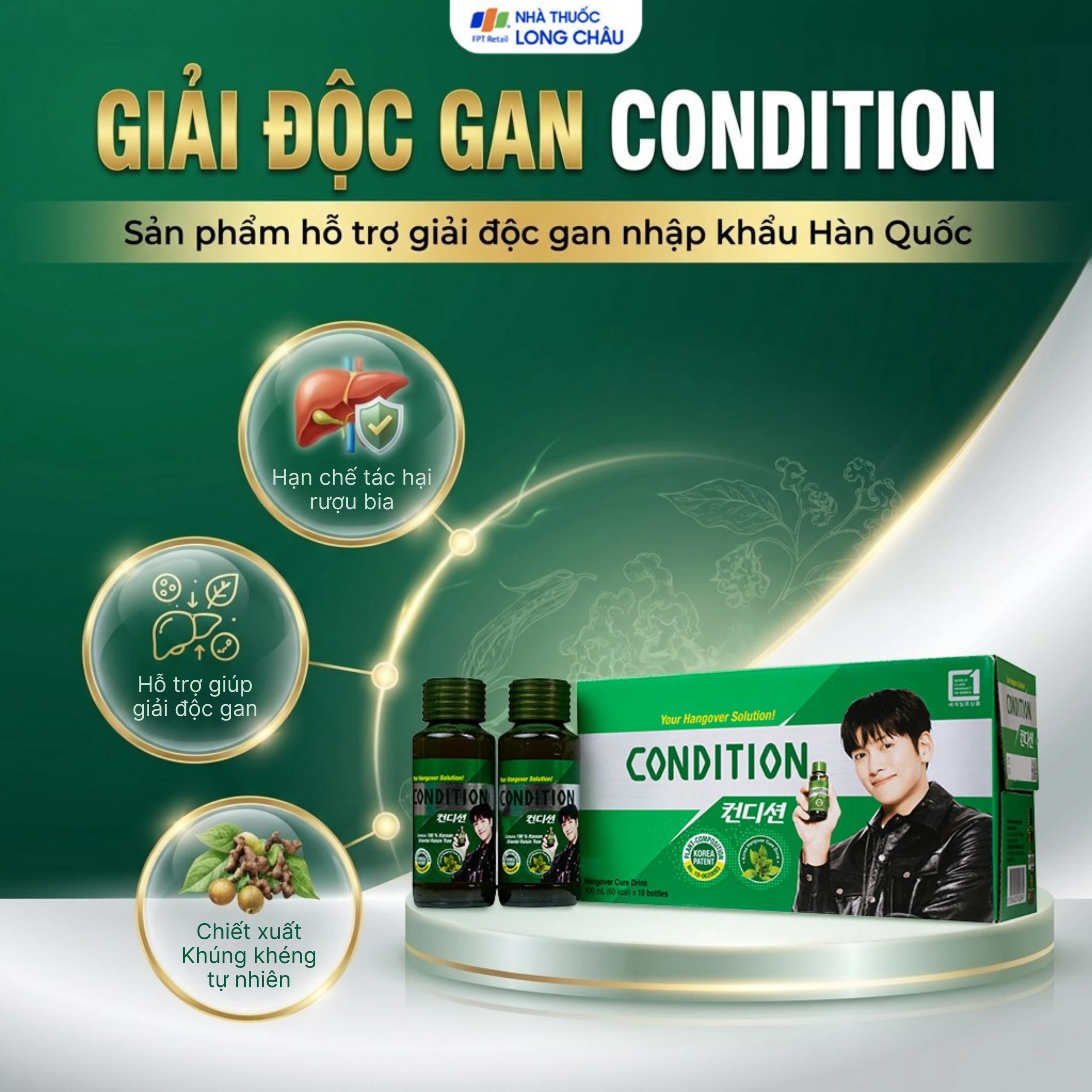 Hỗ trợ hạn chế tác hại của rượu bia Condition (100ml) 2