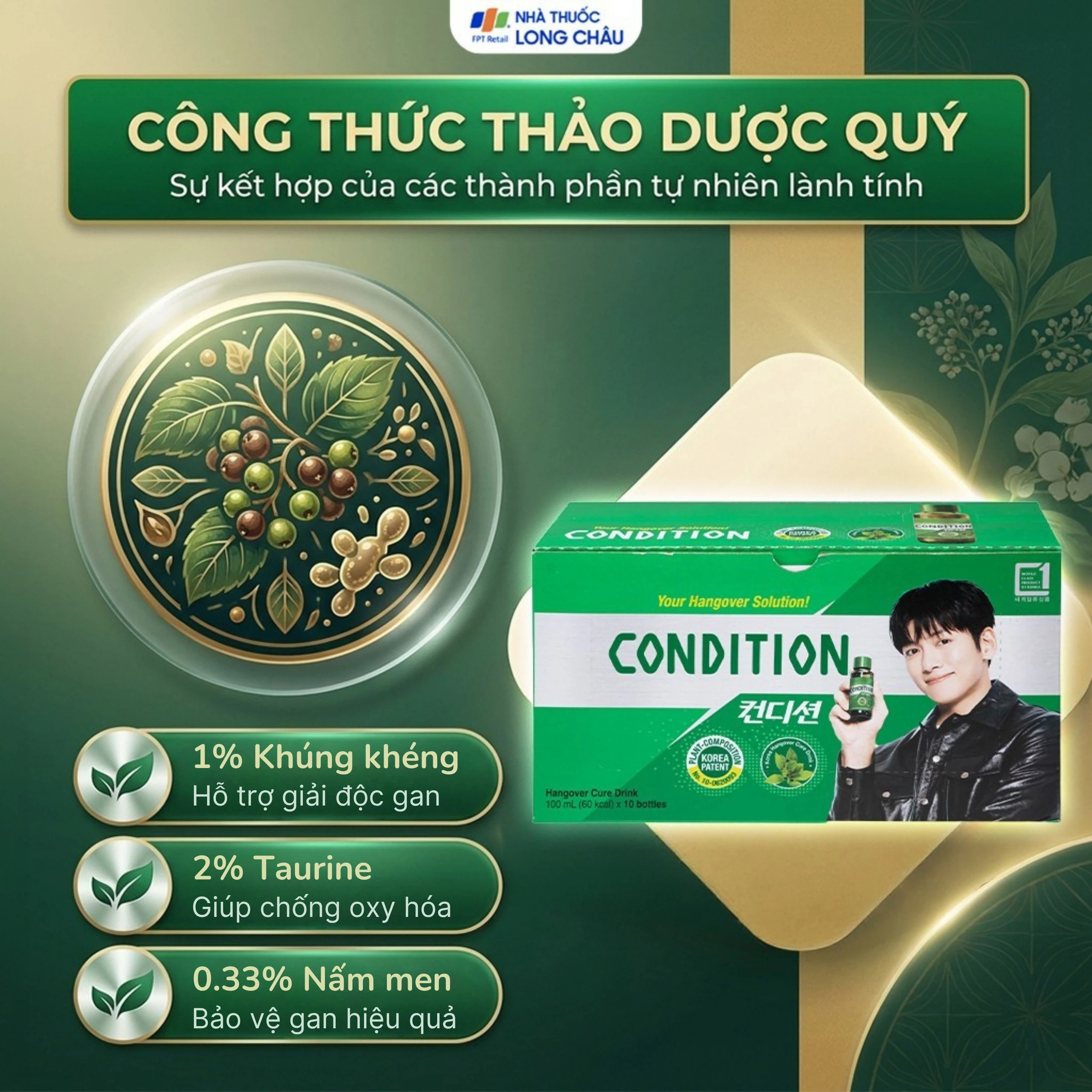 Hỗ trợ hạn chế tác hại của rượu bia Condition (100ml) 3